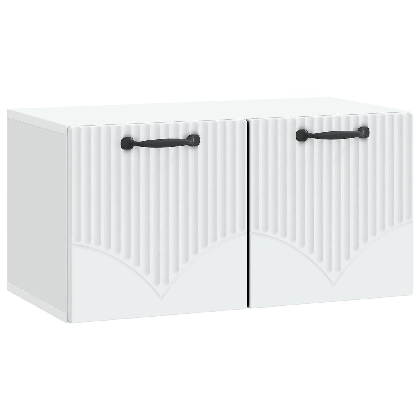 Fali TV szekrény Fehér 59,5 x 31 x 30 cm Szerelt Fa
