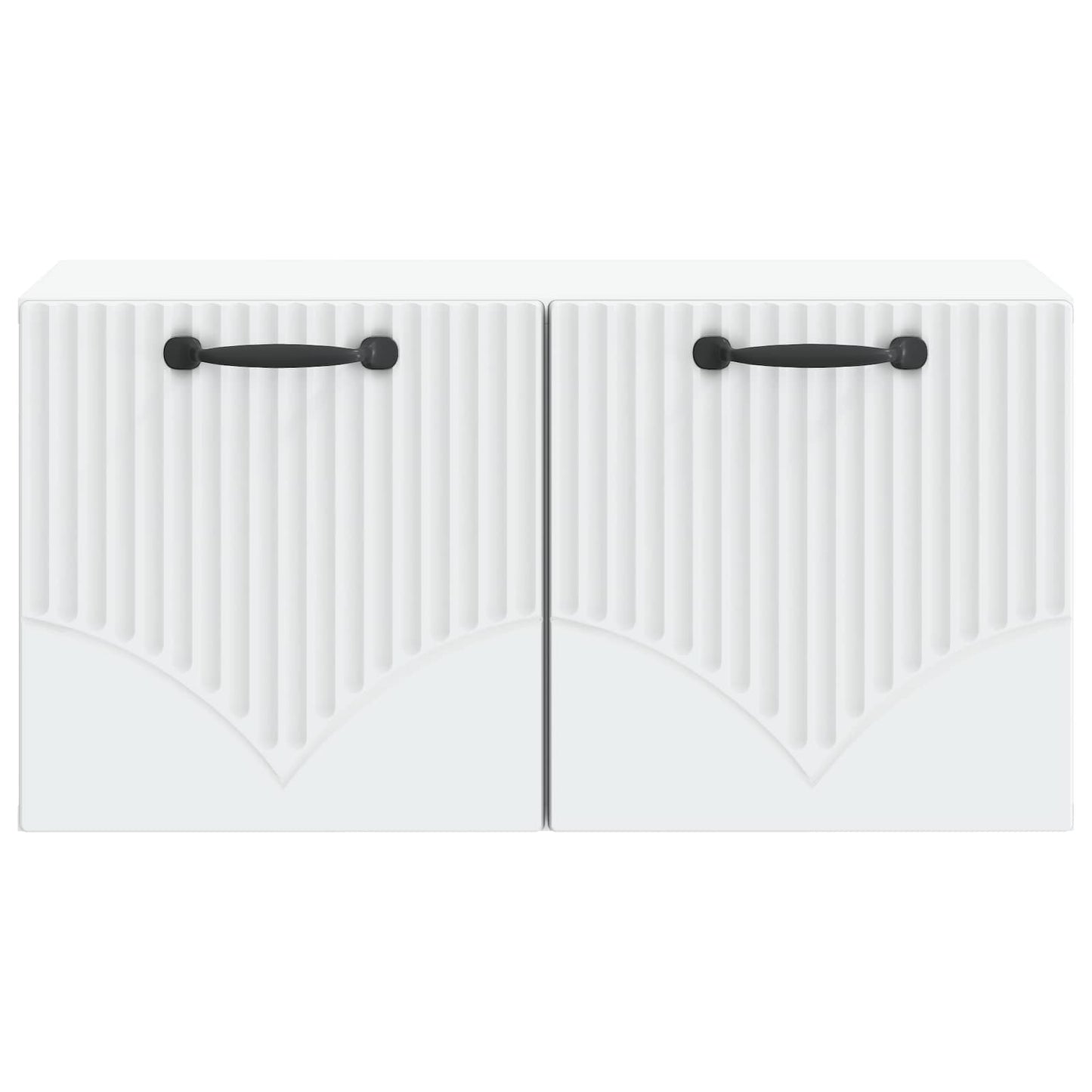 Fali TV szekrény Fehér 59,5 x 31 x 30 cm Szerelt Fa
