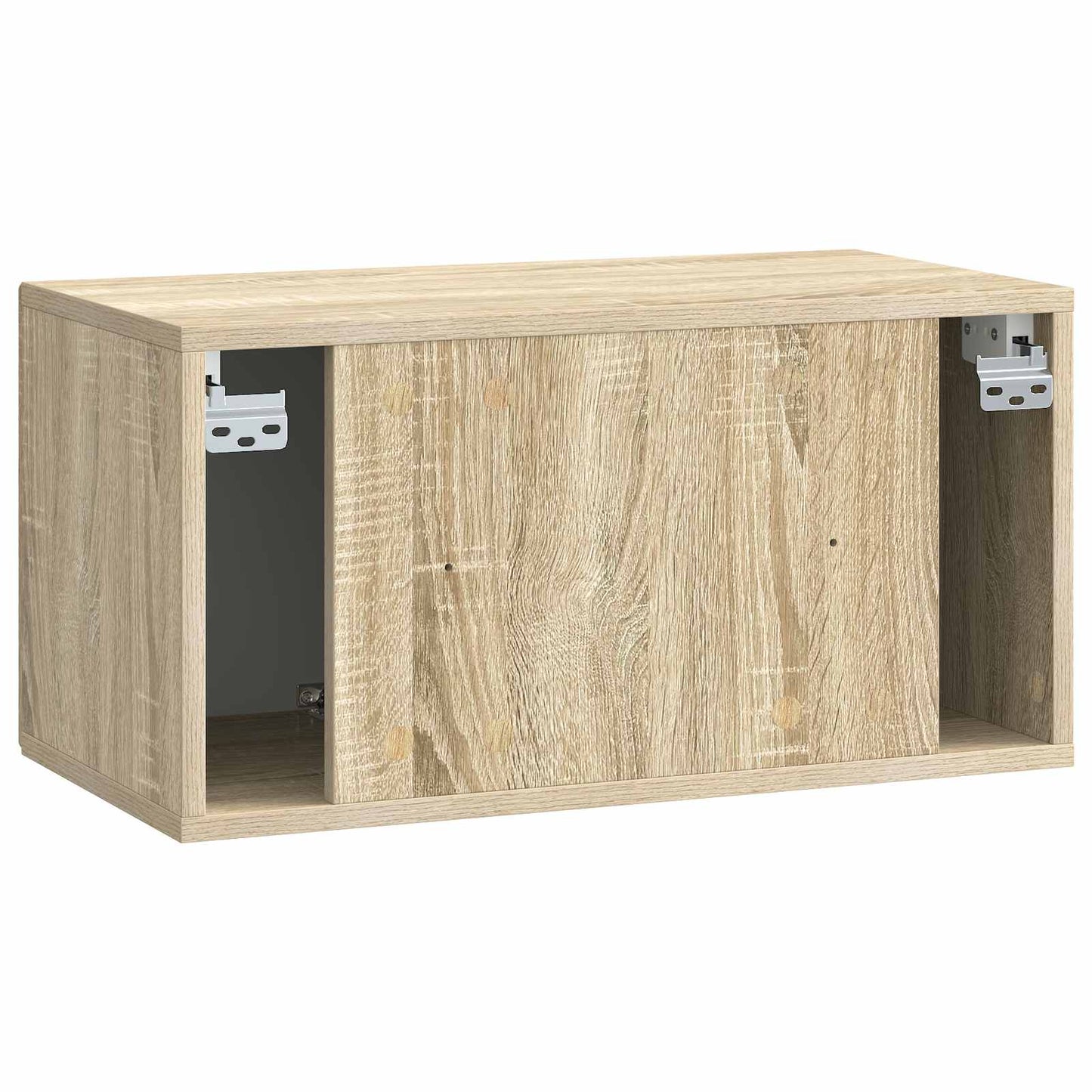 Fali TV szekrény Sonoma Tölgy 59,5 x 31 x 30 cm Szerelt Fa