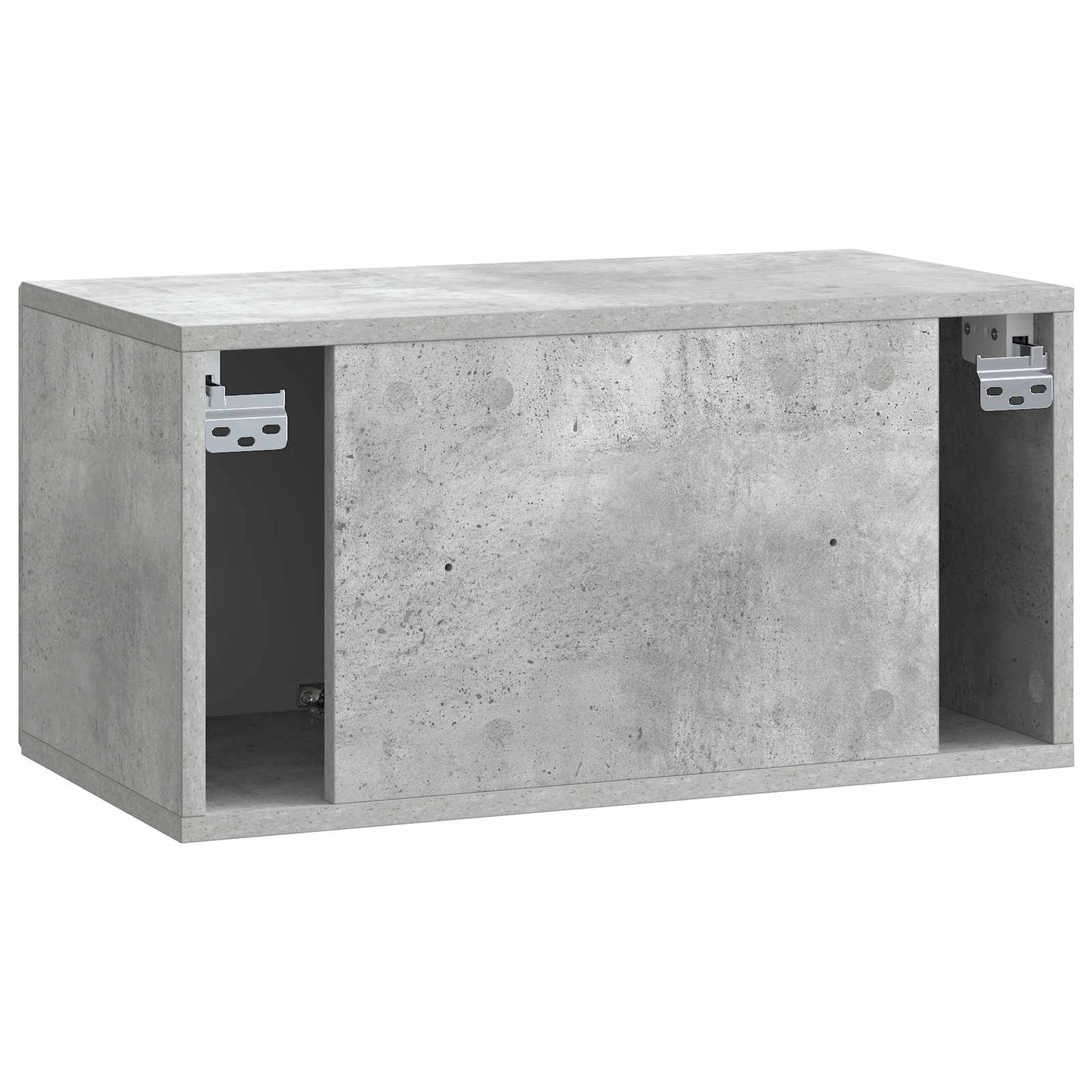 Fali TV szekrény Betonszürke 59,5 x 31 x 30 cm Szerelt Fa