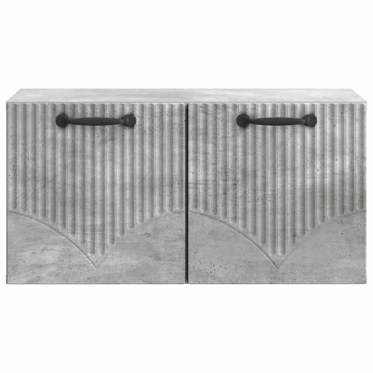 Fali TV szekrény Betonszürke 59,5 x 31 x 30 cm Szerelt Fa
