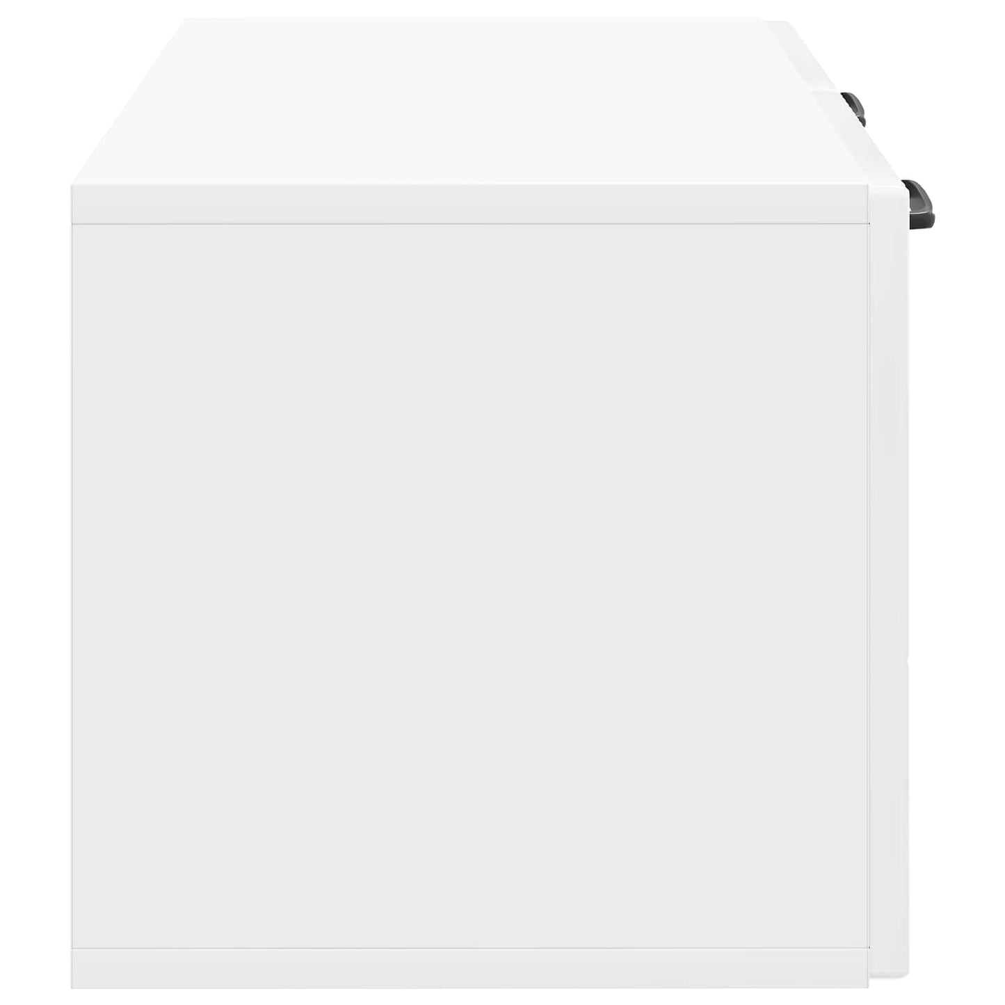 Fali TV szekrény Magasfényű Fehér 59,5 x 31 x 30 cm Szerelt Fa