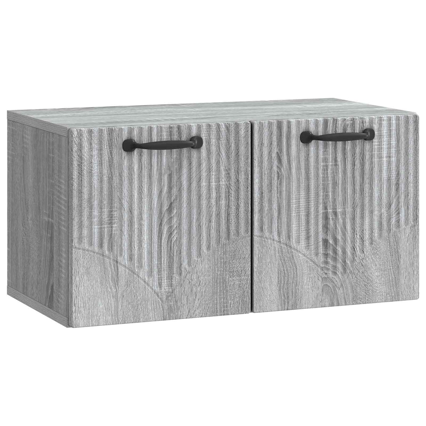 Fali TV szekrény Szürke Sonoma 59,5 x 31 x 30 cm Szerelt Fa