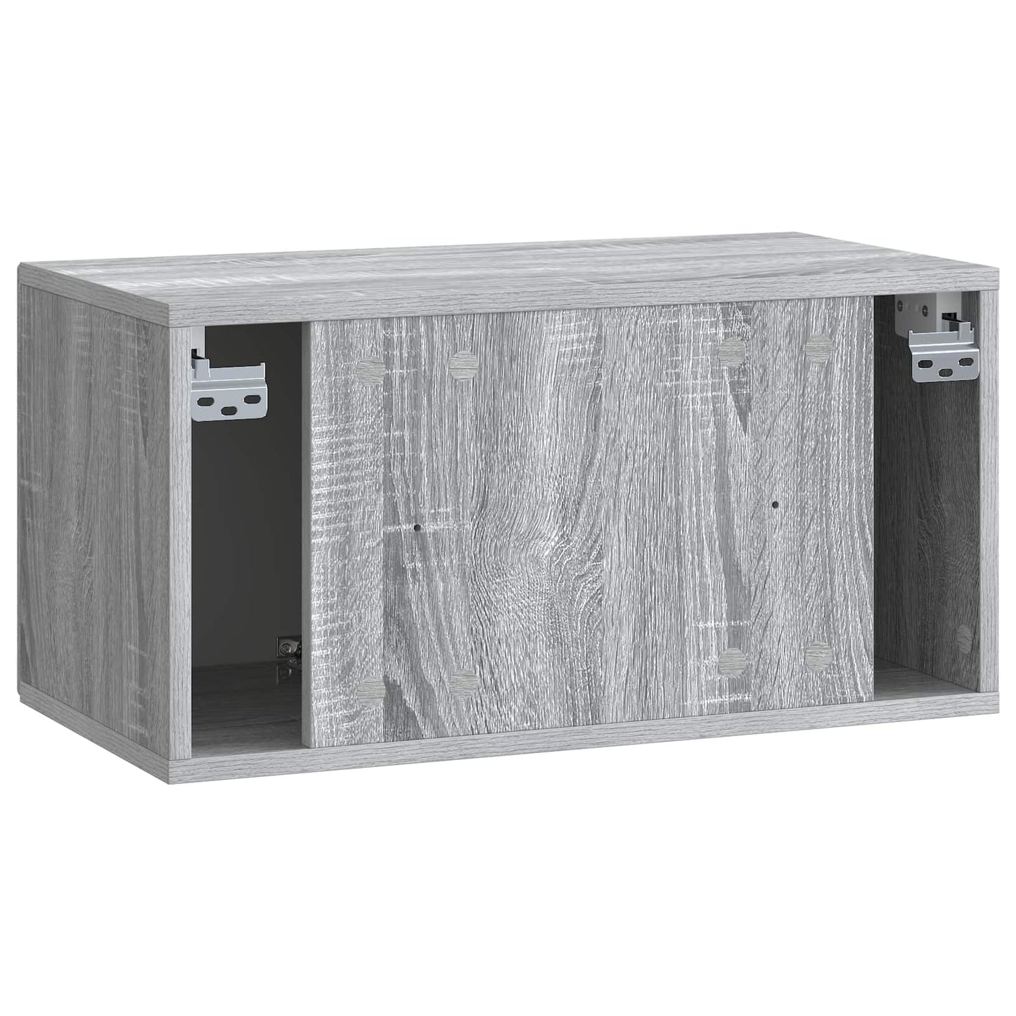 Fali TV szekrény Szürke Sonoma 59,5 x 31 x 30 cm Szerelt Fa