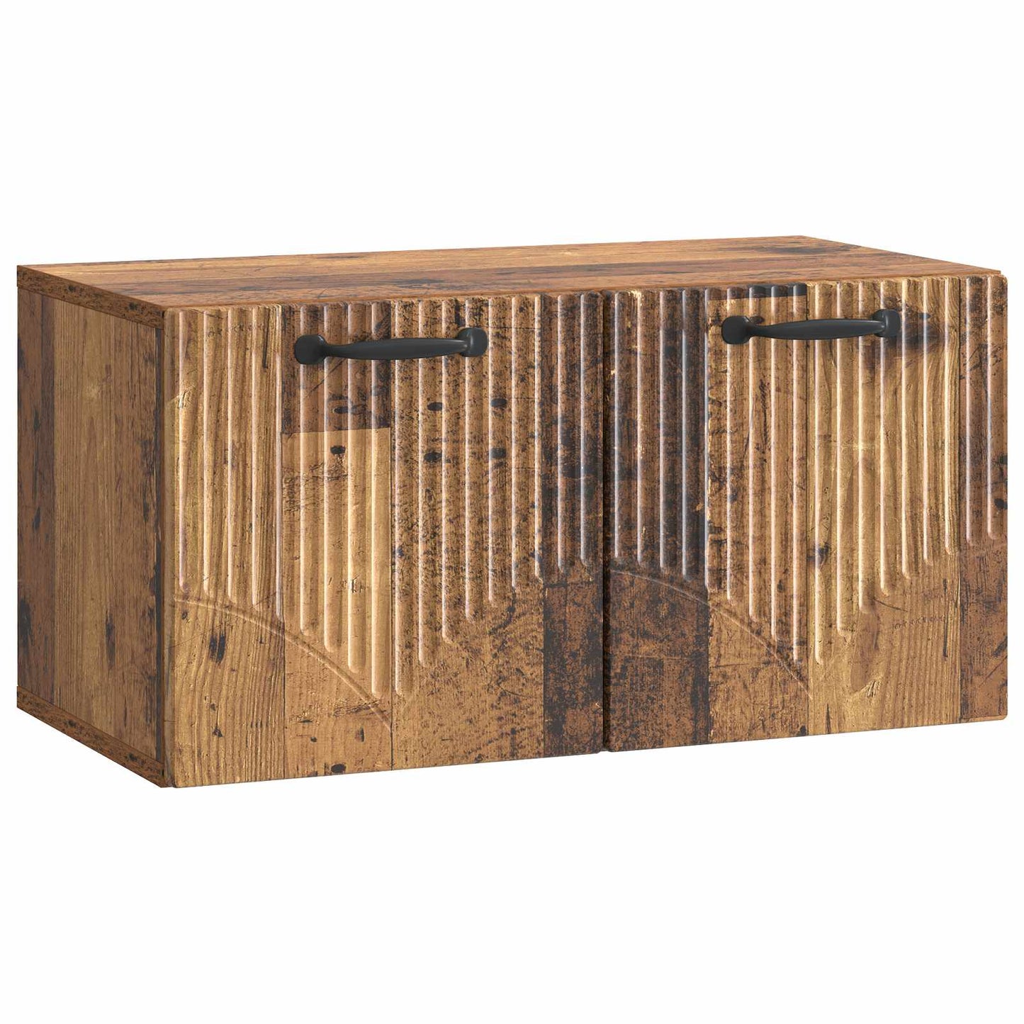 Fali TV szekrény Antik Fa 59,5 x 31 x 30 cm Szerelt Fa