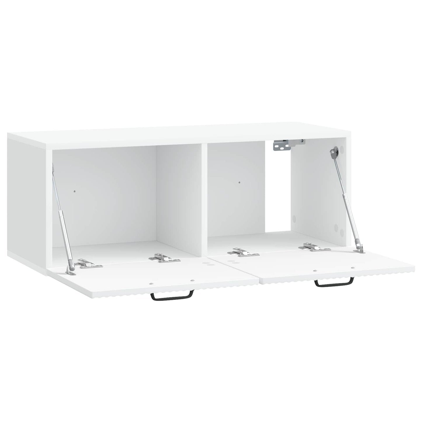 Fali TV szekrény Fehér 78,5 x 31 x 30 cm Szerelt Fa