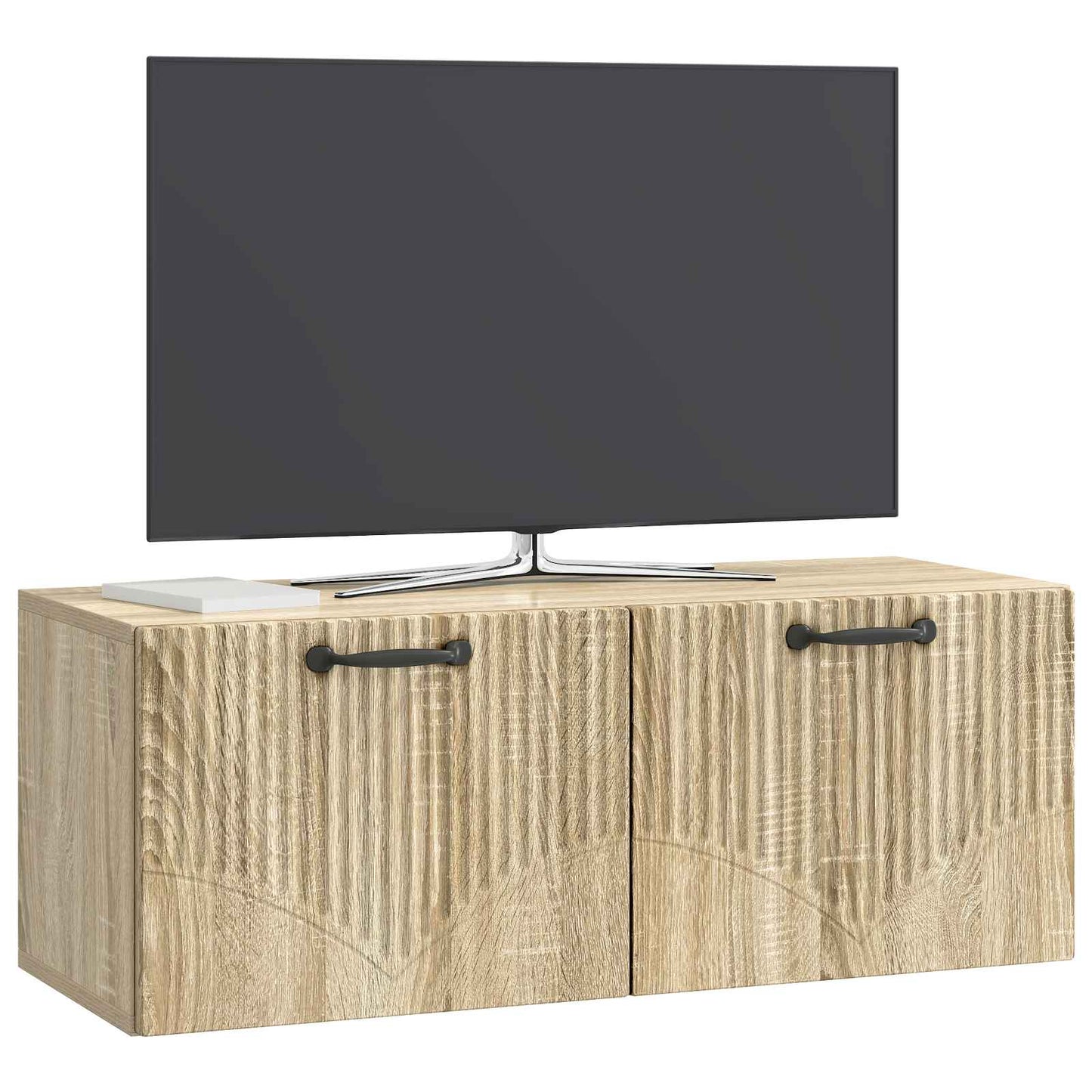Fali TV szekrény Sonoma Tölgy 78,5 x 31 x 30 cm Szerelt Fa
