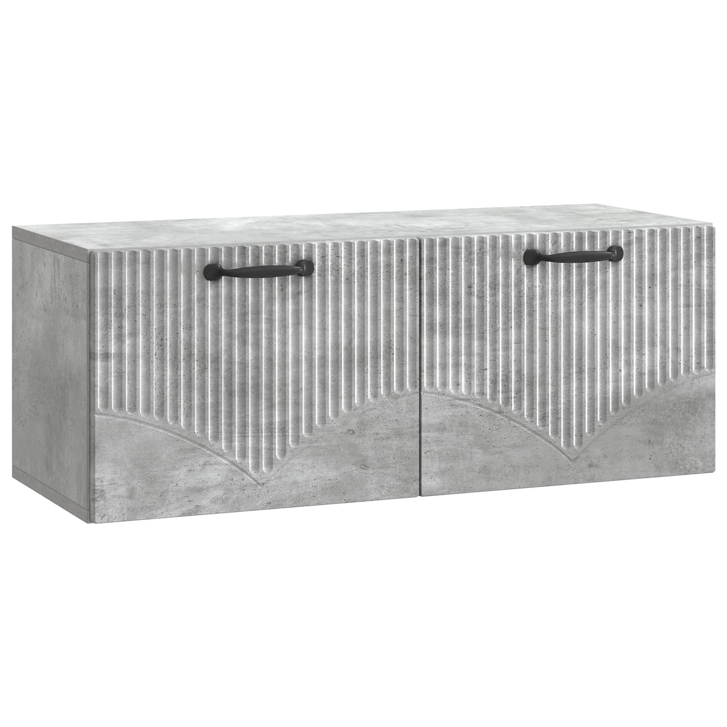Fali TV szekrény Betonszürke 78,5 x 31 x 30 cm Szerelt Fa