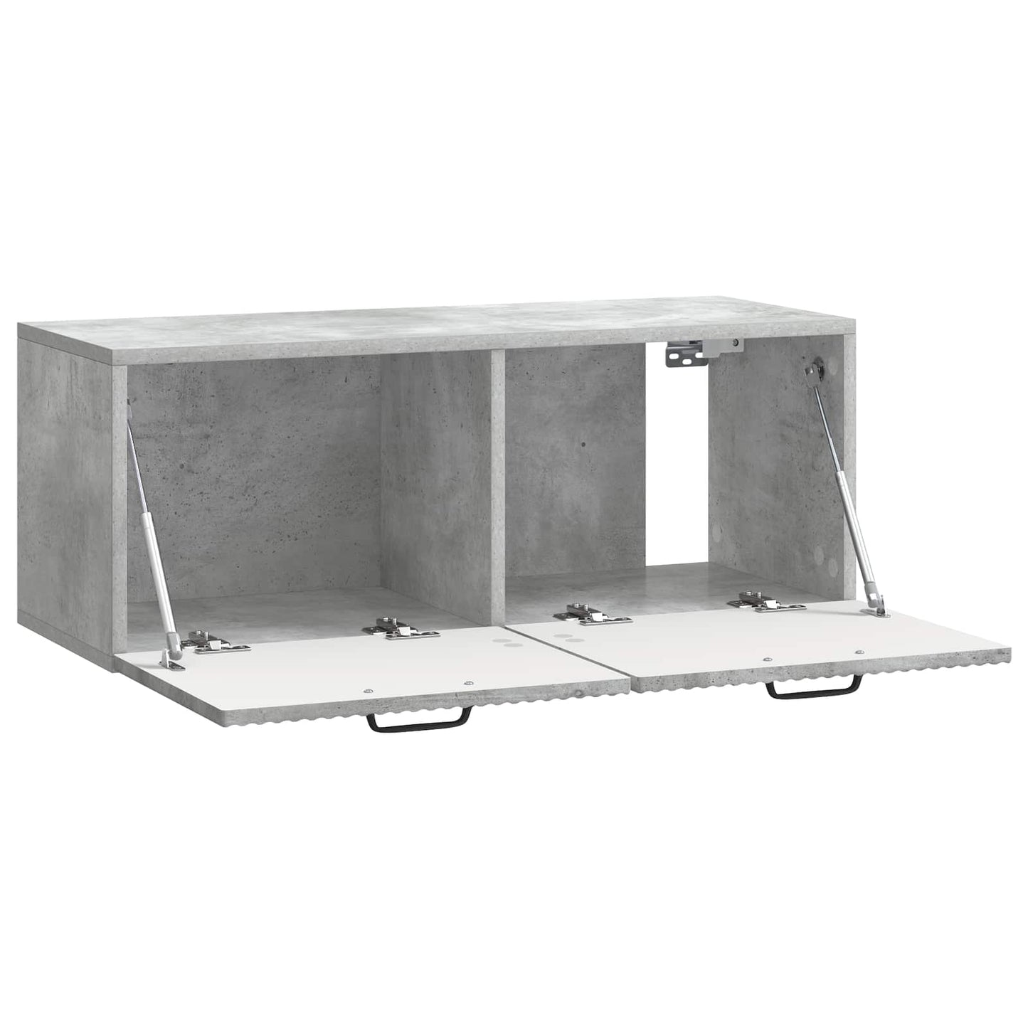 Fali TV szekrény Betonszürke 78,5 x 31 x 30 cm Szerelt Fa