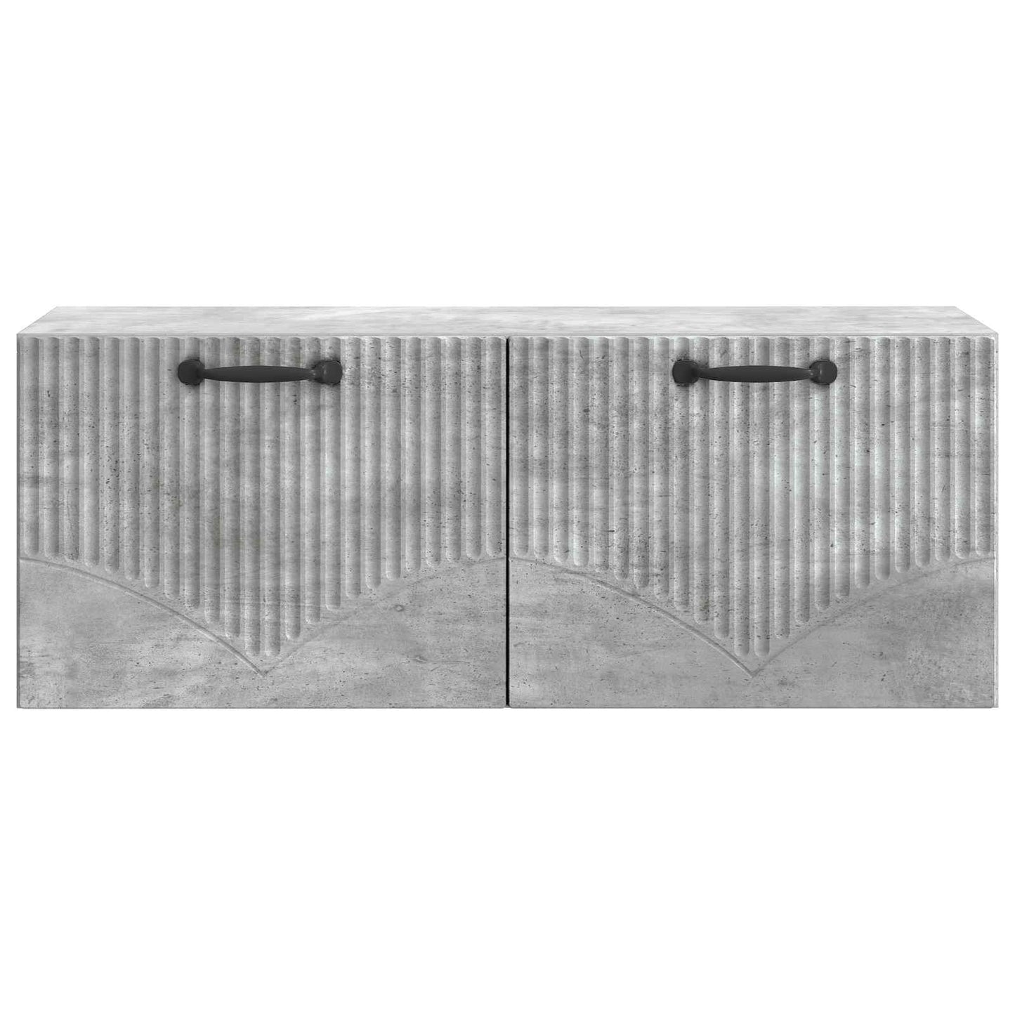 Fali TV szekrény Betonszürke 78,5 x 31 x 30 cm Szerelt Fa