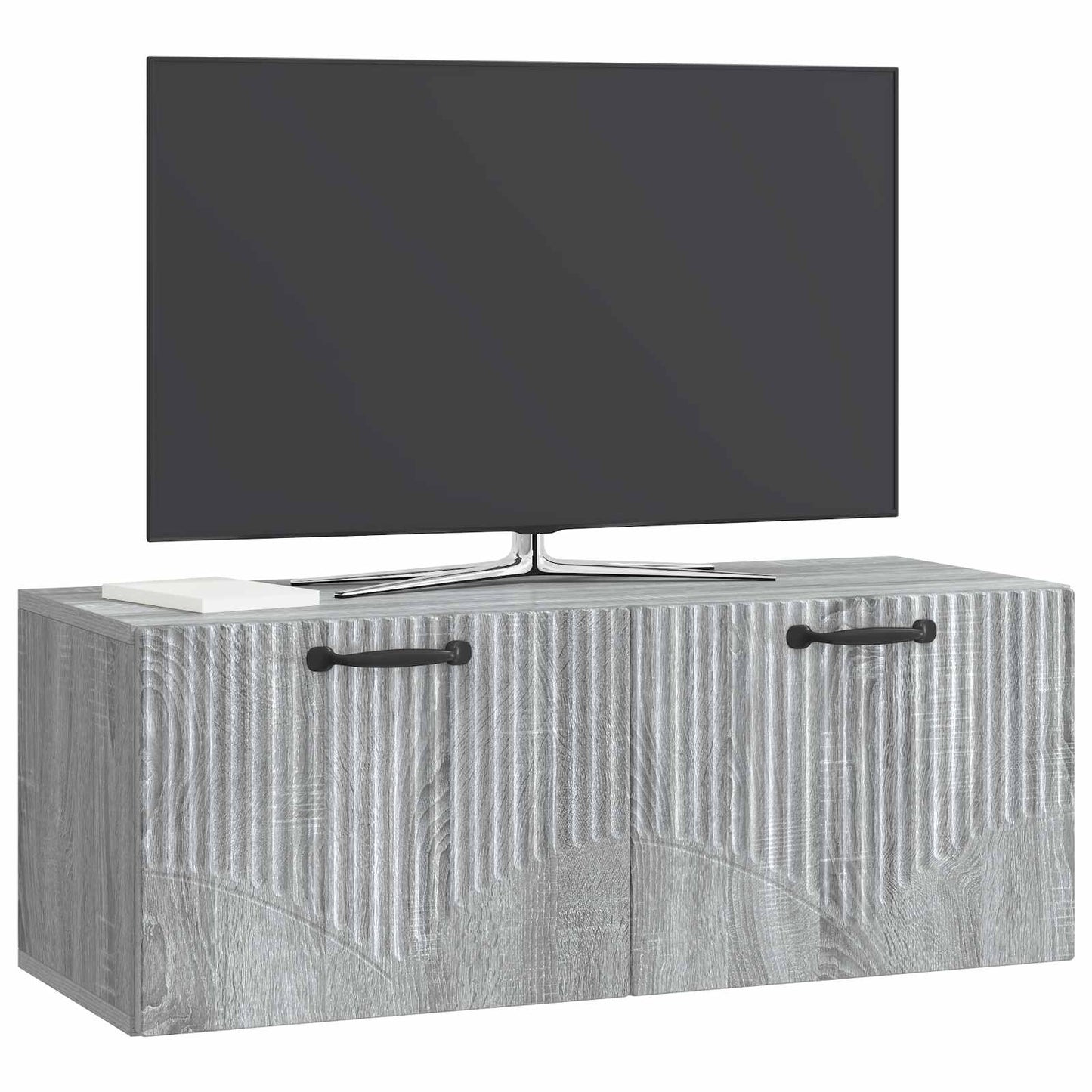 Fali TV szekrény Szürke Sonoma 78,5 x 31 x 30 cm Szerelt Fa