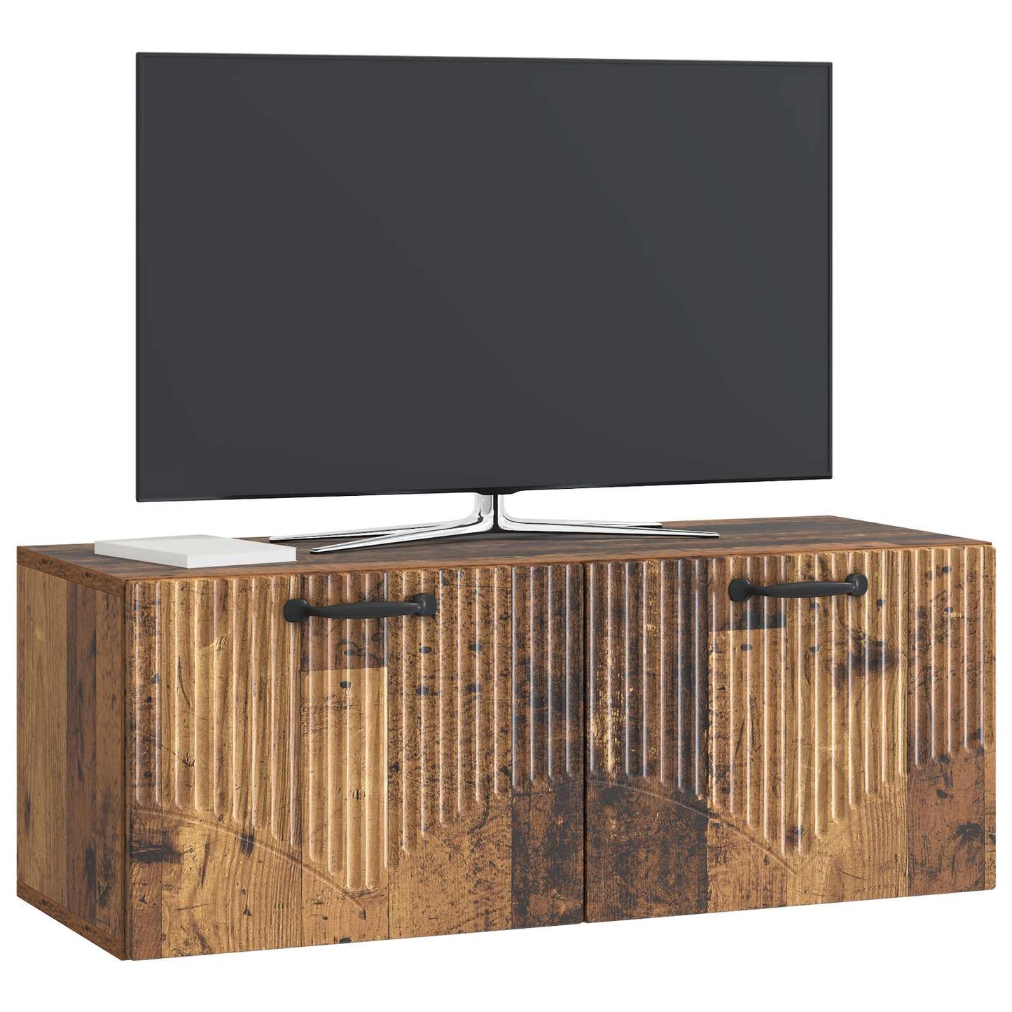 Fali TV szekrény Antik Fa 78,5 x 31 x 30 cm Szerelt Fa