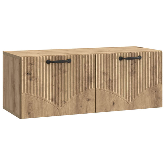 Fali TV szekrény Kézműves Tölgy 78,5 x 31 x 30 cm Szerelt Fa