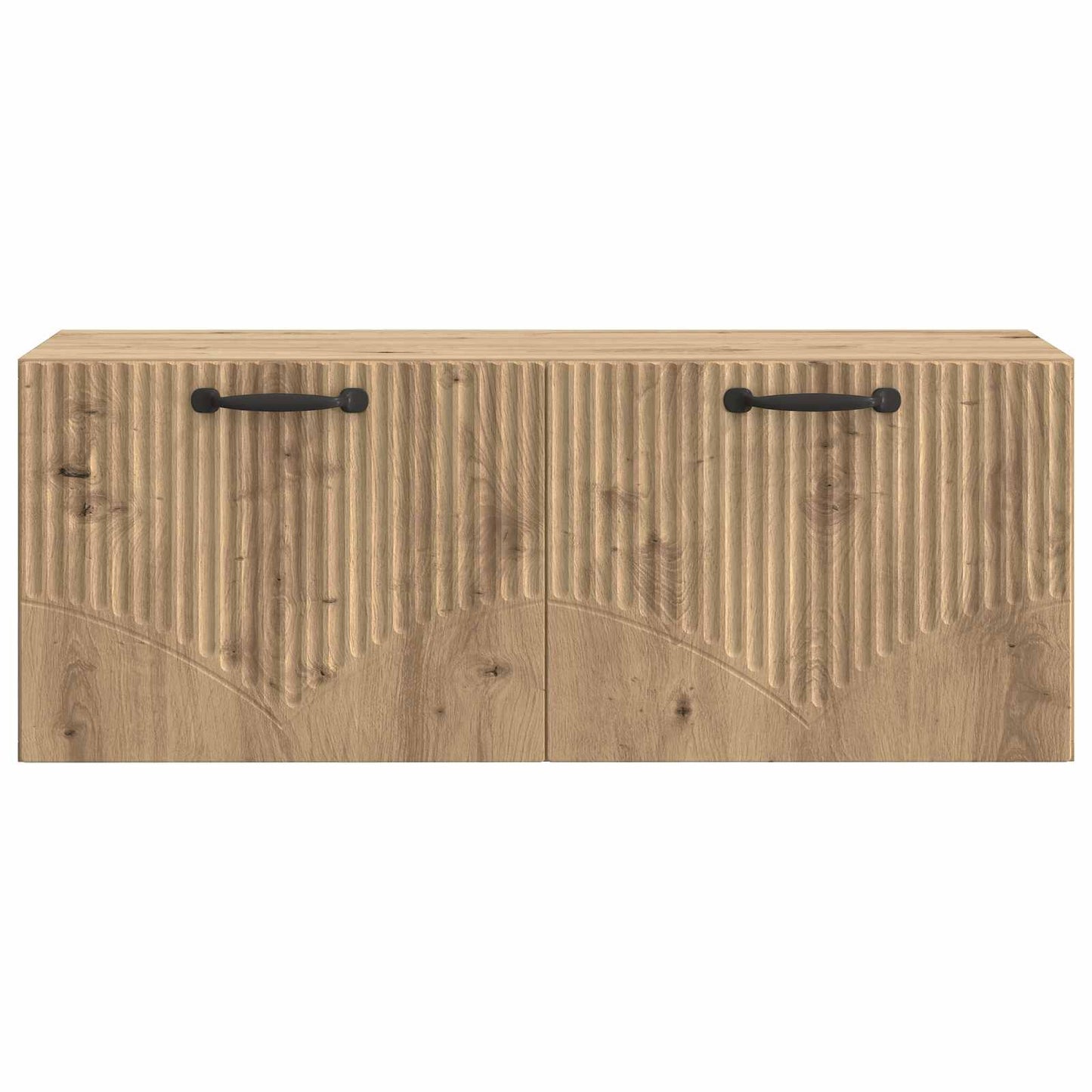Fali TV szekrény 78,5 x 31 x 30 cm Kézműves Tölgy Szerelt Fa