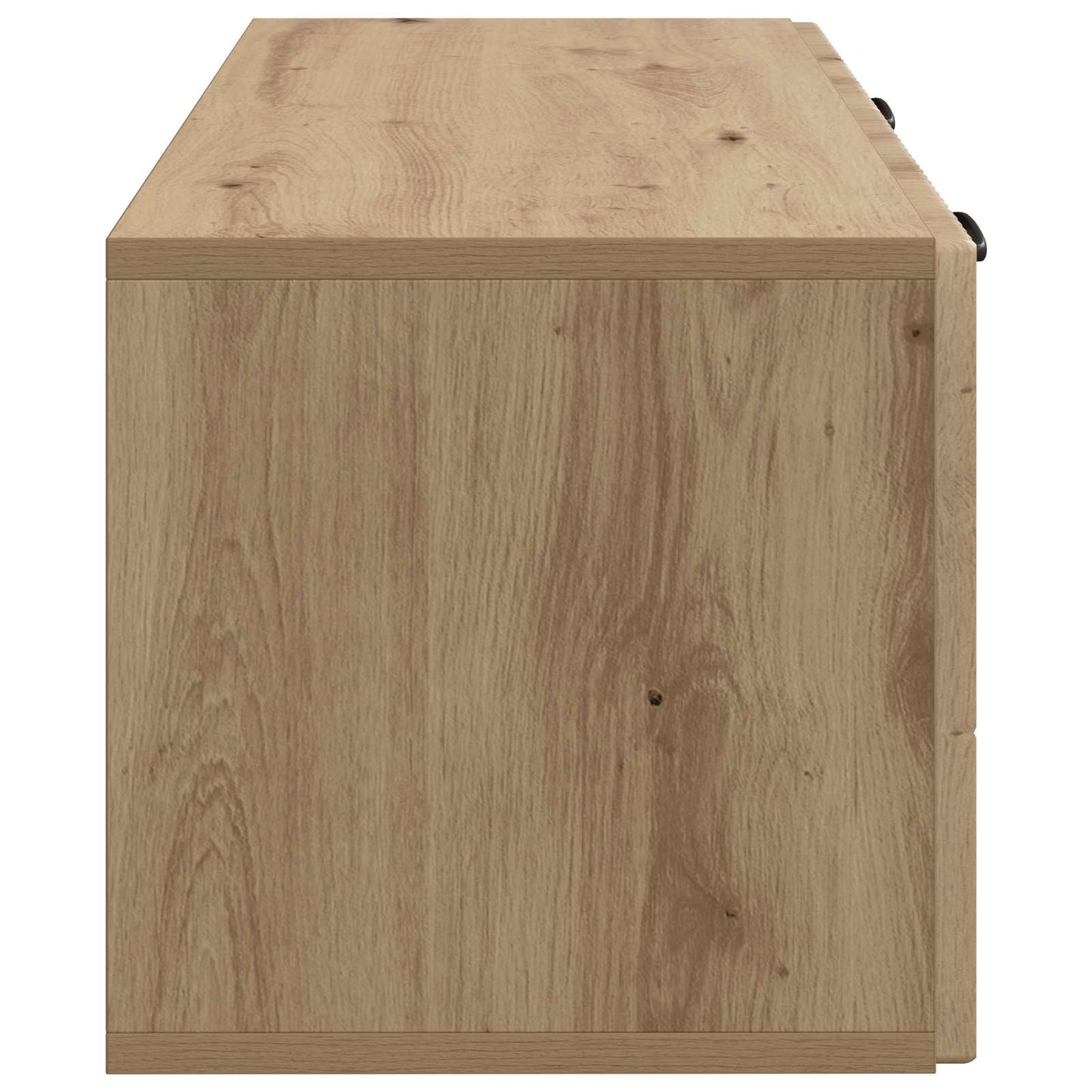 Fali TV szekrény 78,5 x 31 x 30 cm Kézműves Tölgy Szerelt Fa