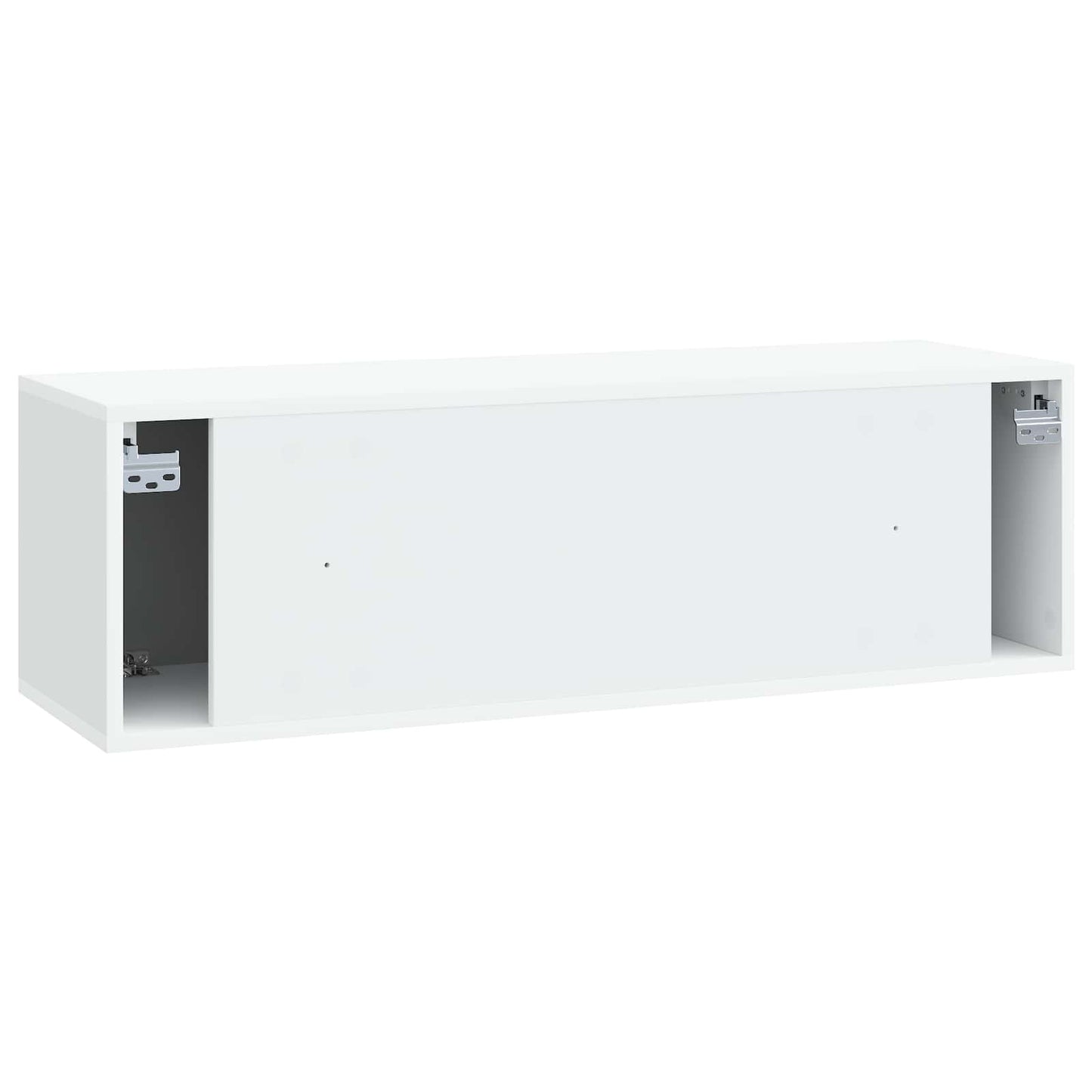 Fali TV szekrény Fehér 98 x 31 x 30 cm Szerelt Fa