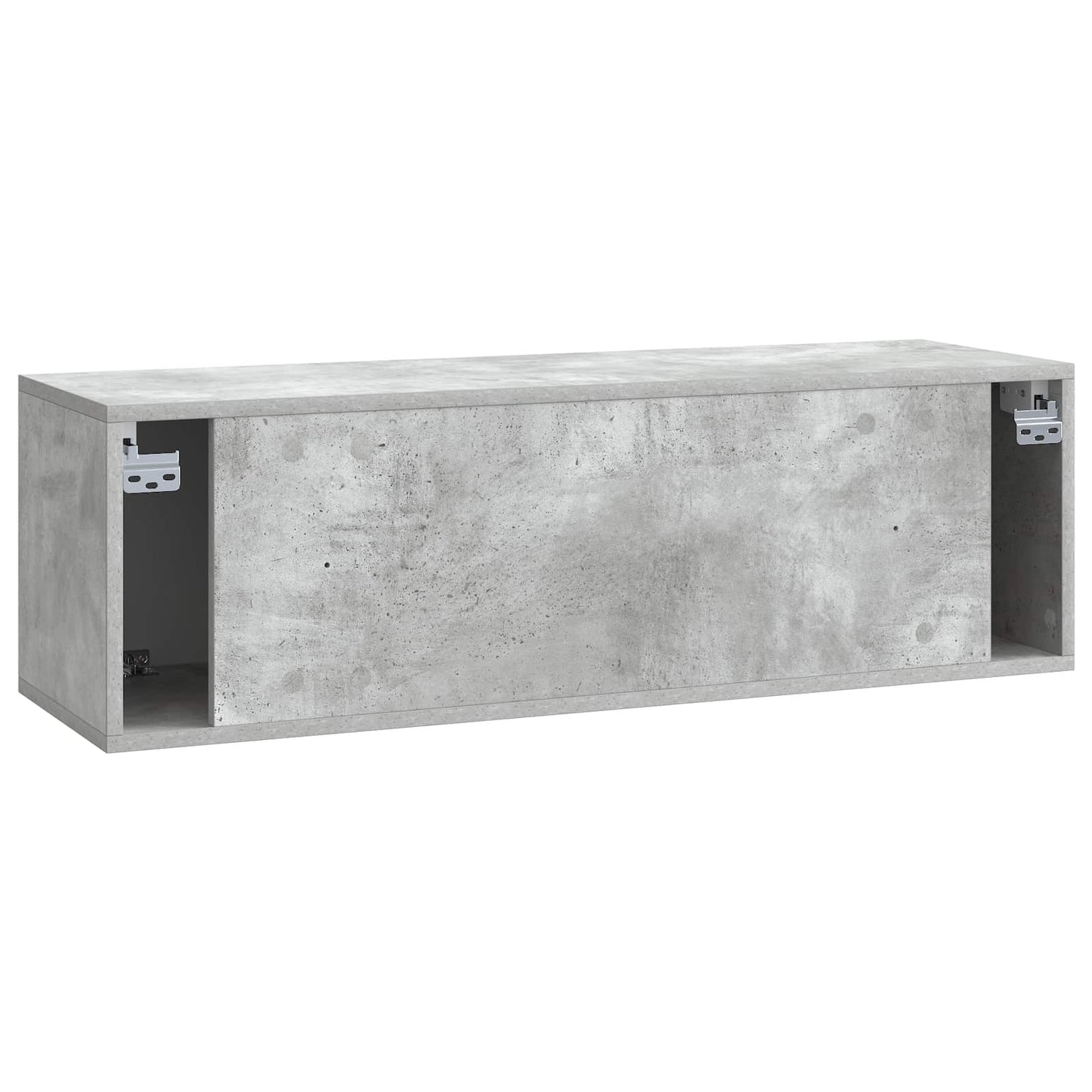 Fali TV szekrény Betonszürke 98 x 31 x 30 cm Szerelt Fa