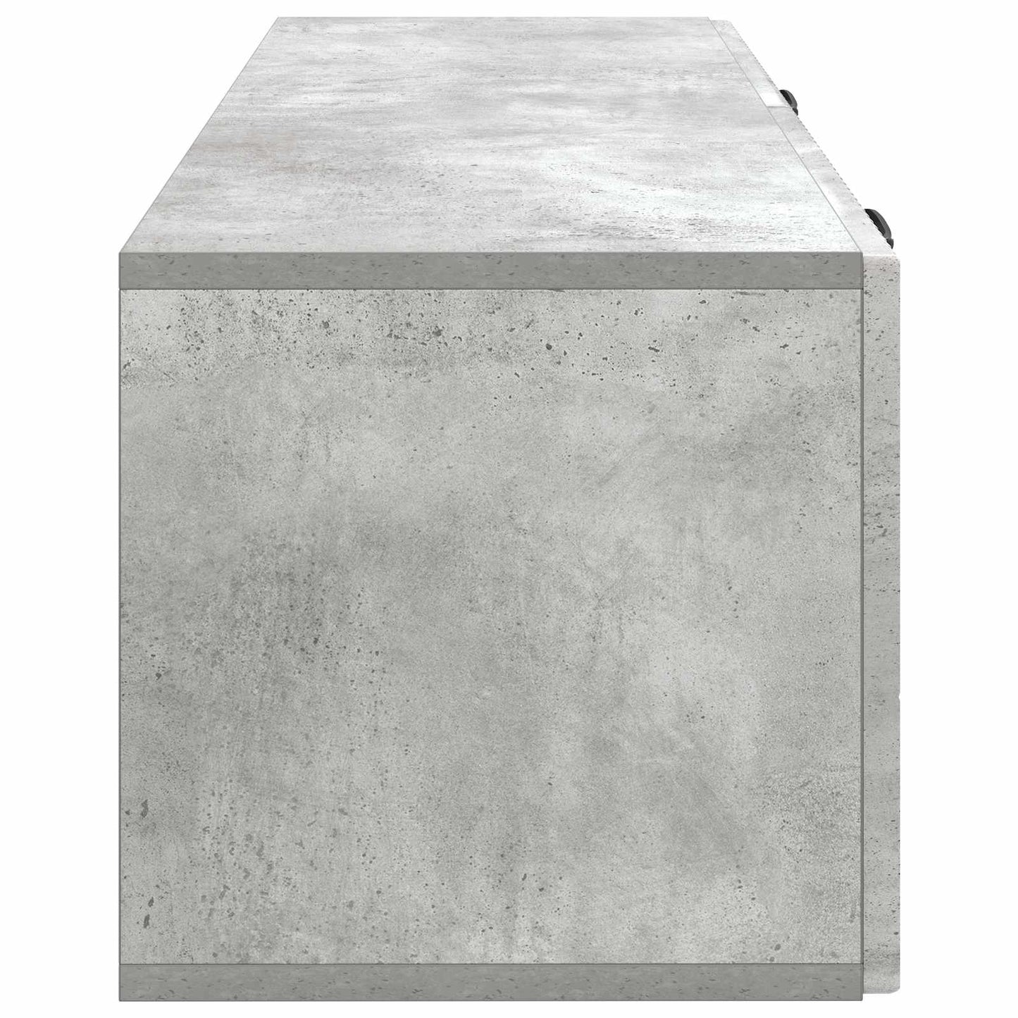 Fali TV szekrény Betonszürke 98 x 31 x 30 cm Szerelt Fa