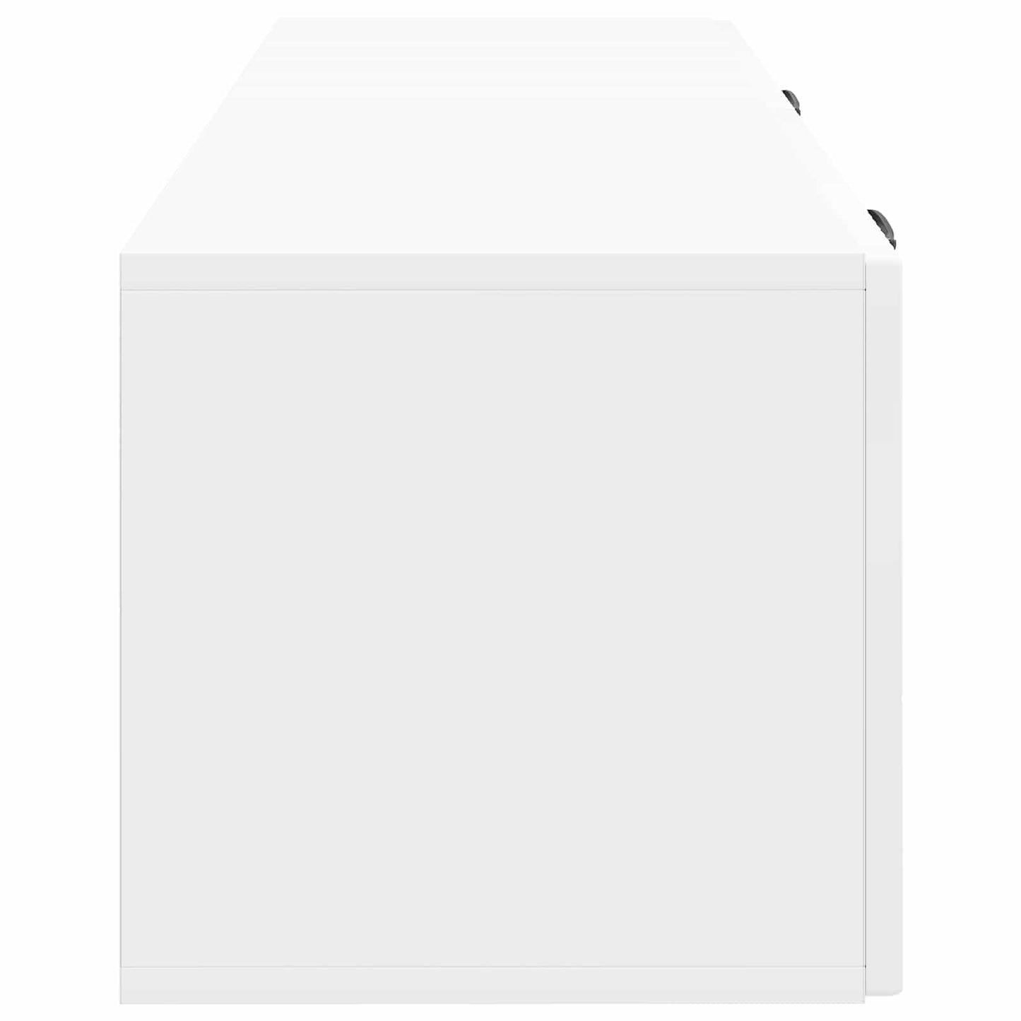 Fali TV szekrény Magasfényű Fehér 98 x 31 x 30 cm Szerelt Fa