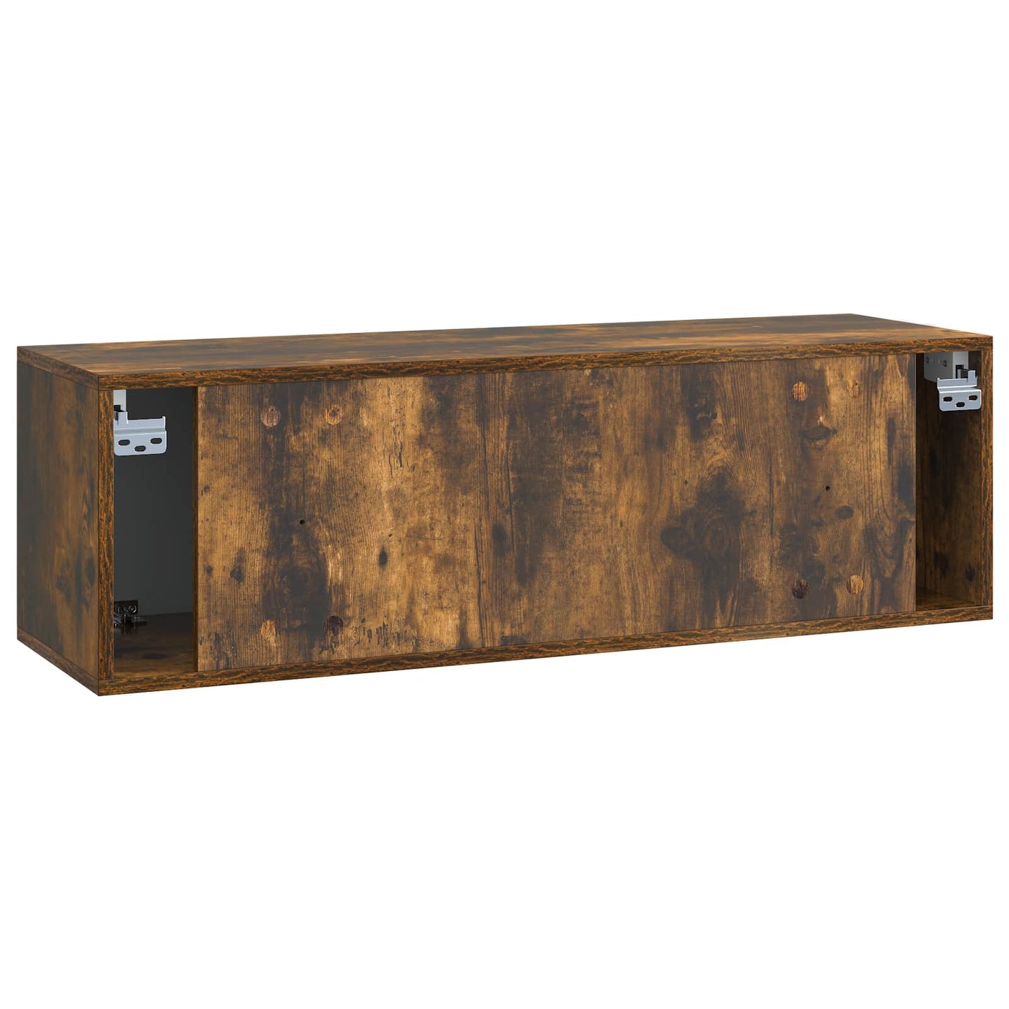 Fali TV szekrény Füstös Tölgy 98 x 31 x 30 cm Szerelt Fa