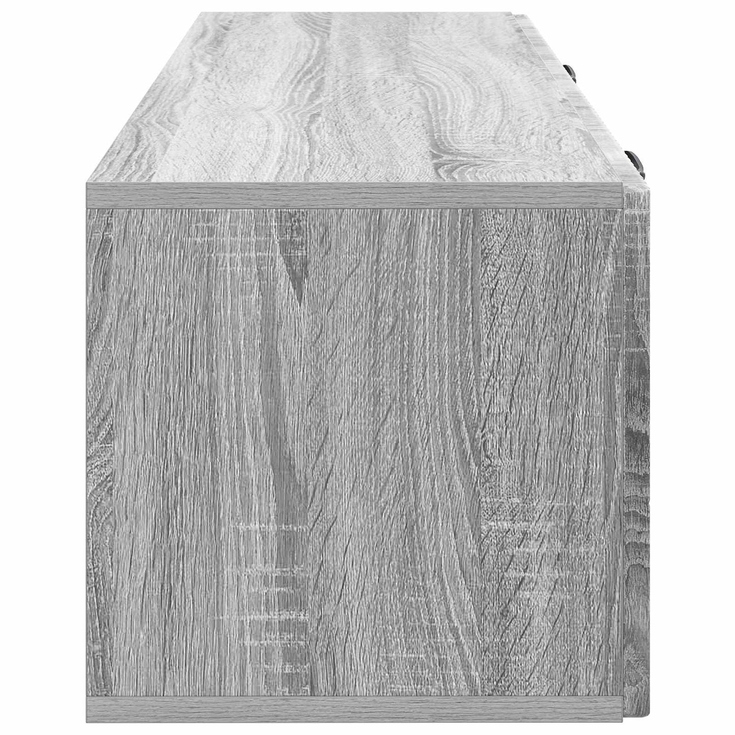 Fali TV szekrény Szürke Sonoma 98 x 31 x 30 cm Szerelt Fa