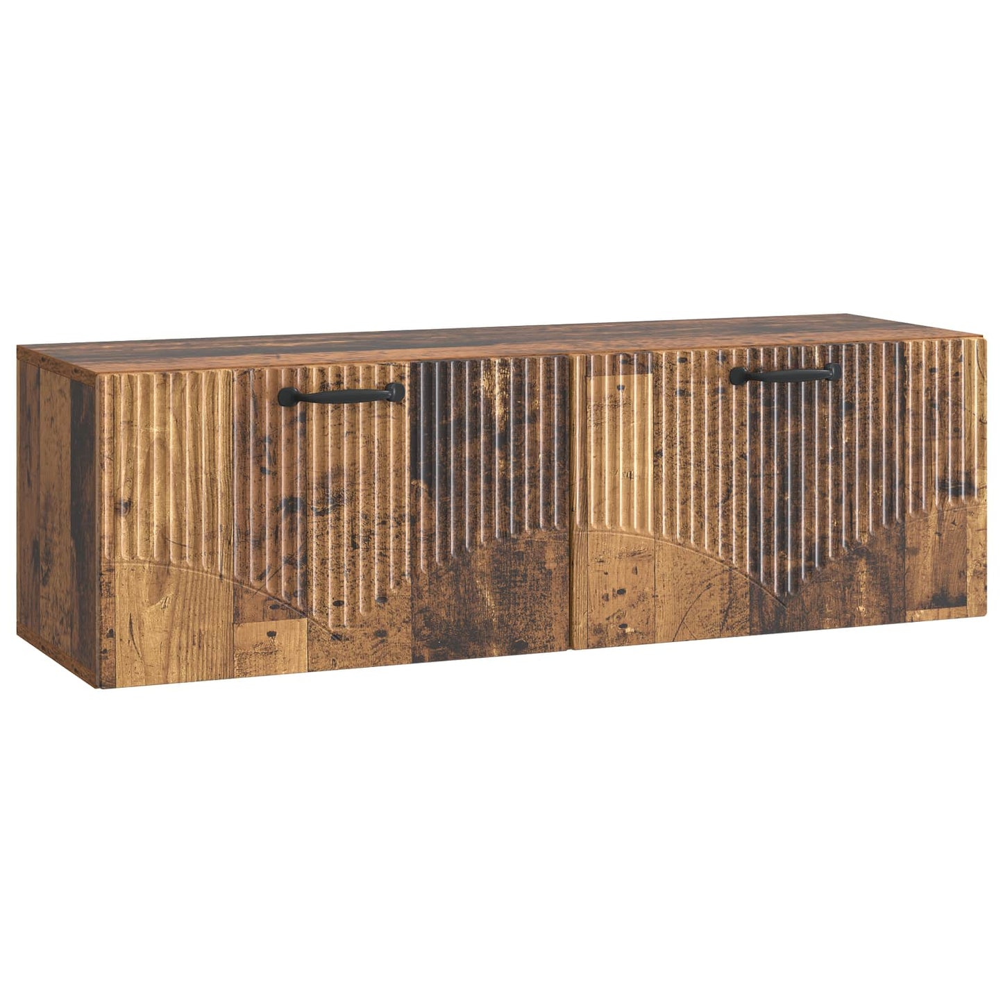 Fali TV szekrény Antik Fa 98 x 31 x 30 cm Szerelt Fa