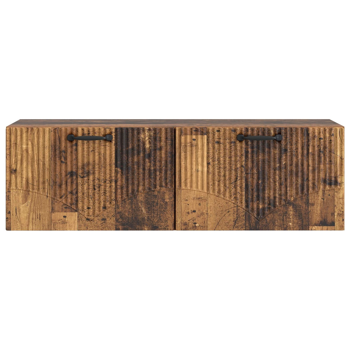 Fali TV szekrény Antik Fa 98 x 31 x 30 cm Szerelt Fa
