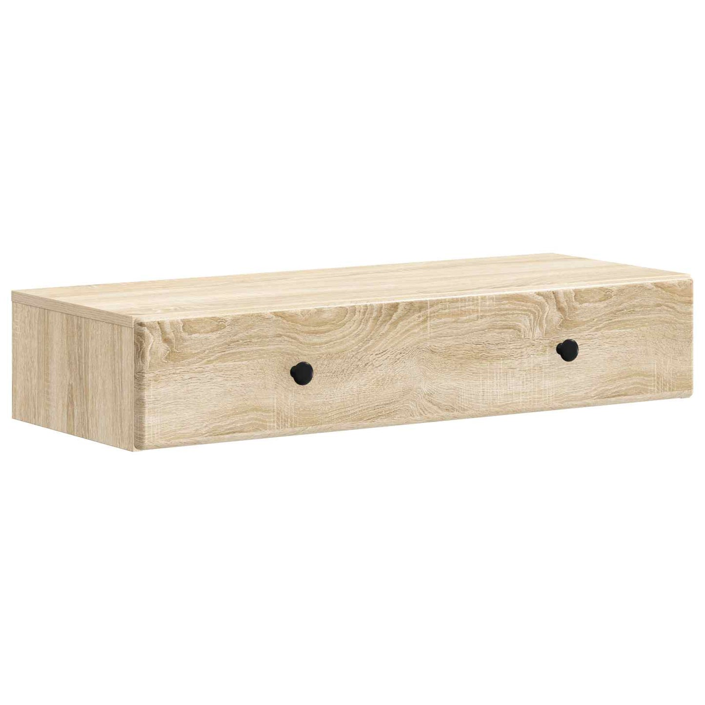 Fali oldaltábla Sonoma Tölgy 87,5 x 34,5 x 17 cm Szerelt Fa