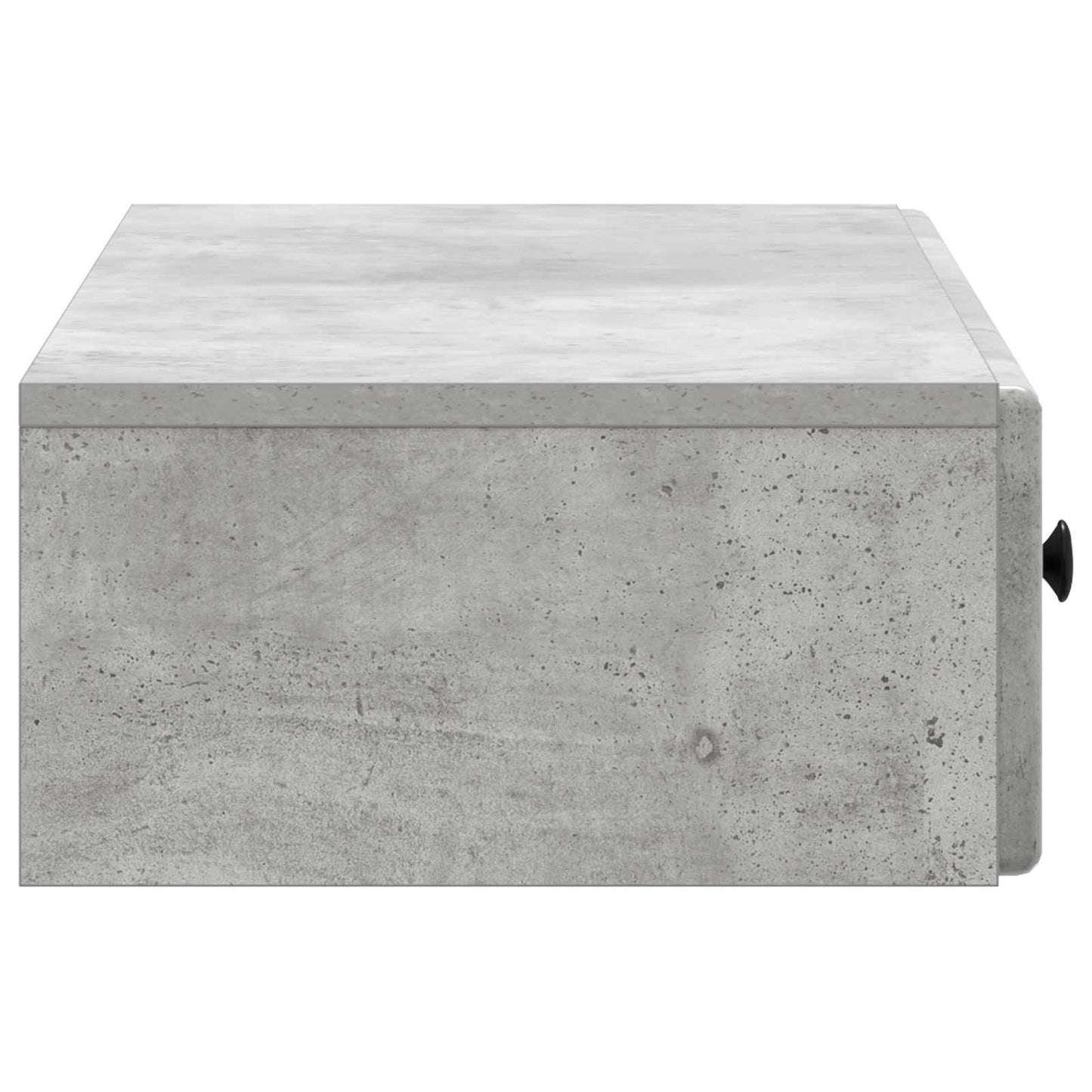 Fali oldaltábla Betonszürke 87,5 x 34,5 x 17 cm Szerelt Fa