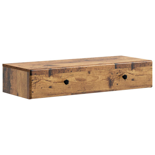 Fali oldaltábla Antik Fa 87,5 x 34,5 x 17 cm Szerelt Fa