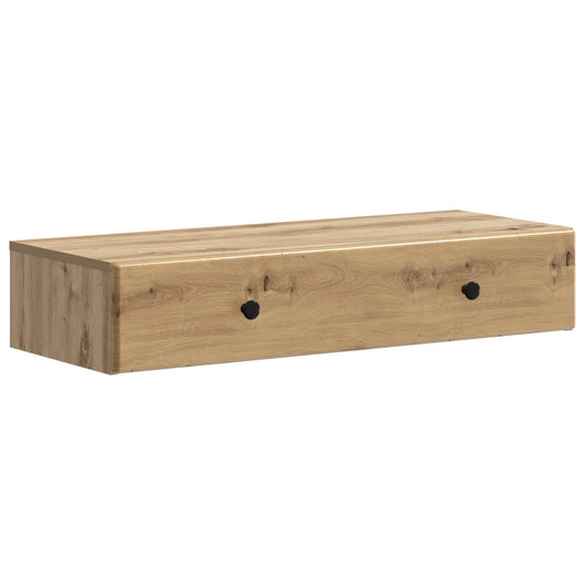 Fali oldaltábla Kézműves Tölgy 87,5 x 34,5 x 17 cm Szerelt Fa