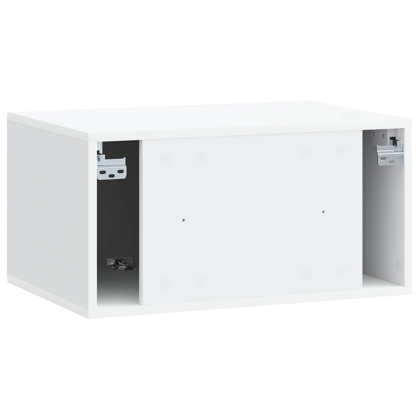 Fali TV szekrény 59,5 x 41 x 30 cm Fehér Szerelt Fa