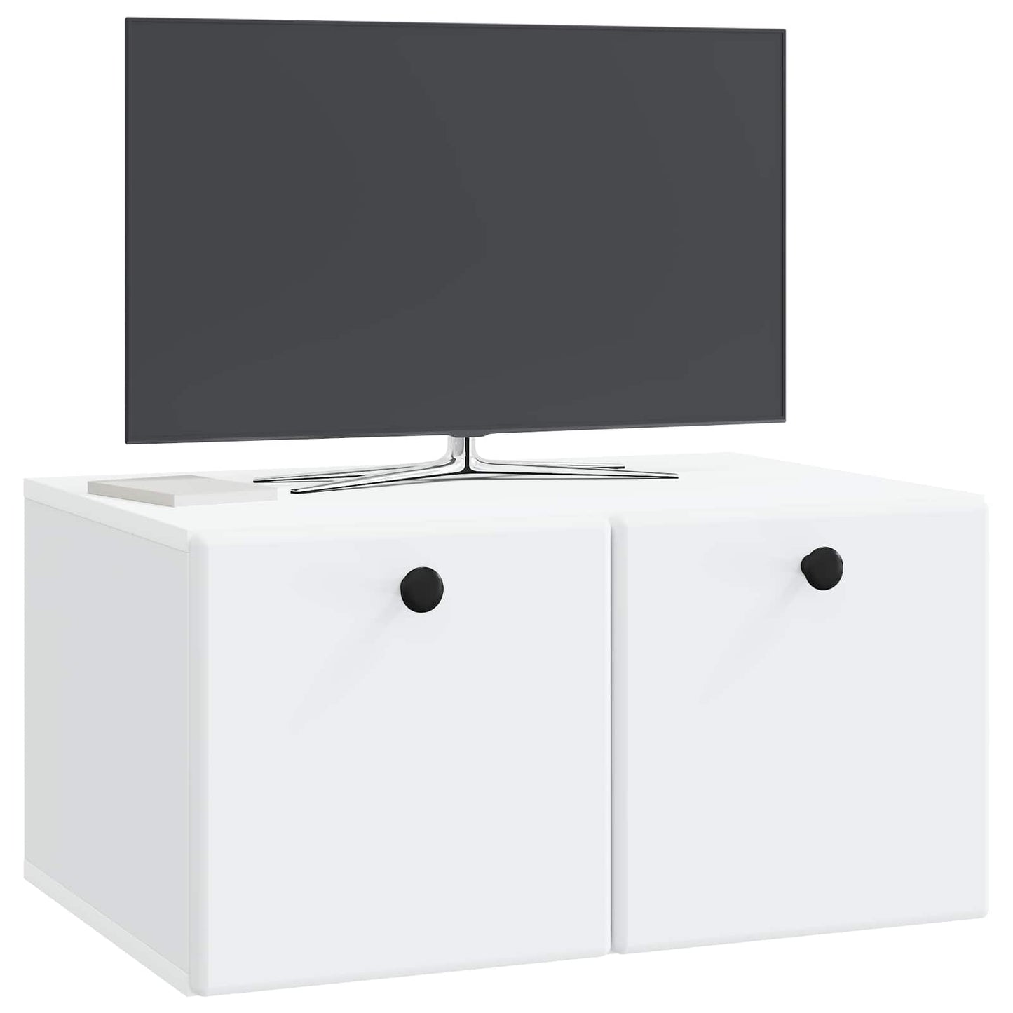 Fali TV szekrény 59,5 x 41 x 30 cm Fehér Szerelt Fa