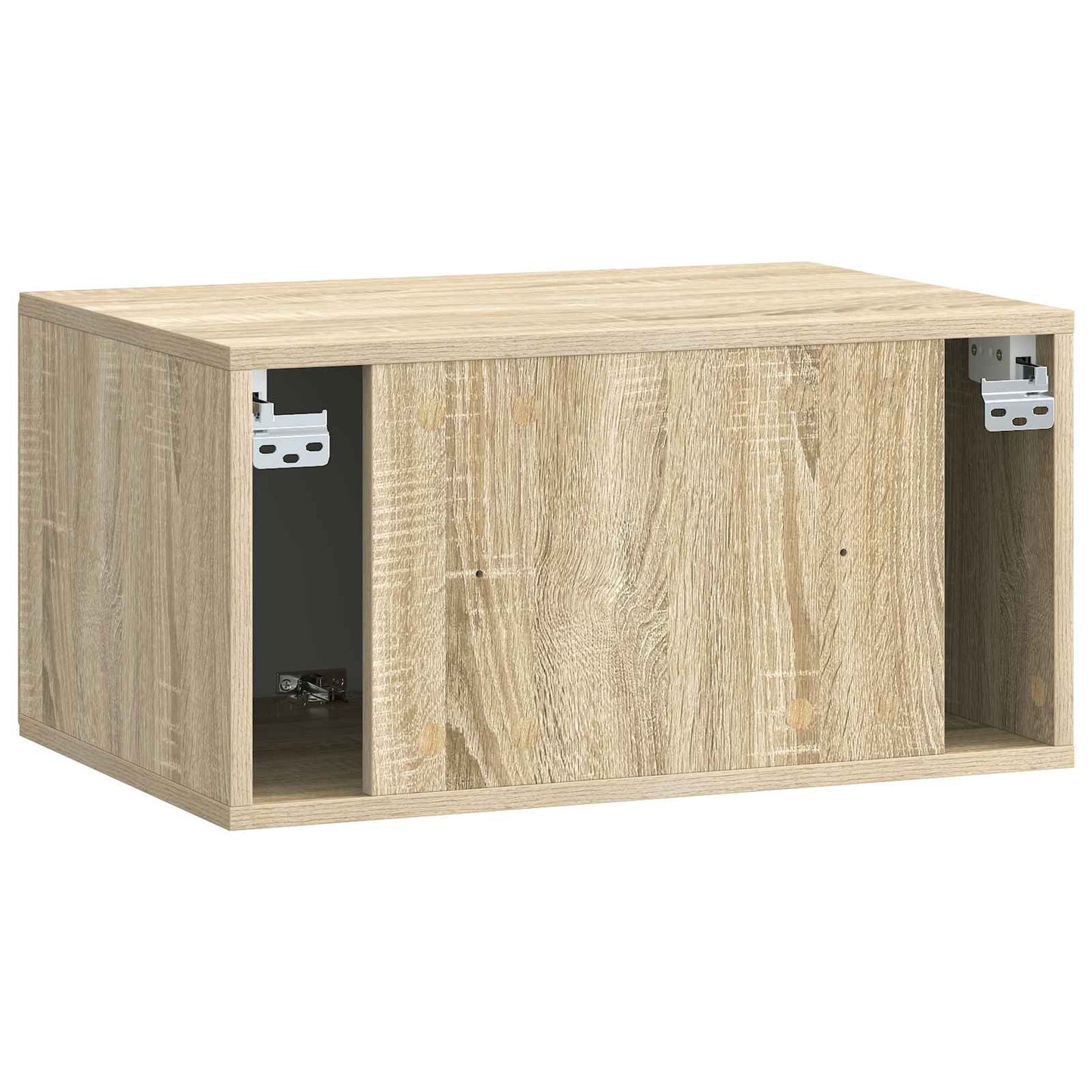 Fali TV szekrény 59,5 x 41 x 30 cm Sonoma Tölgy Szerelt Fa