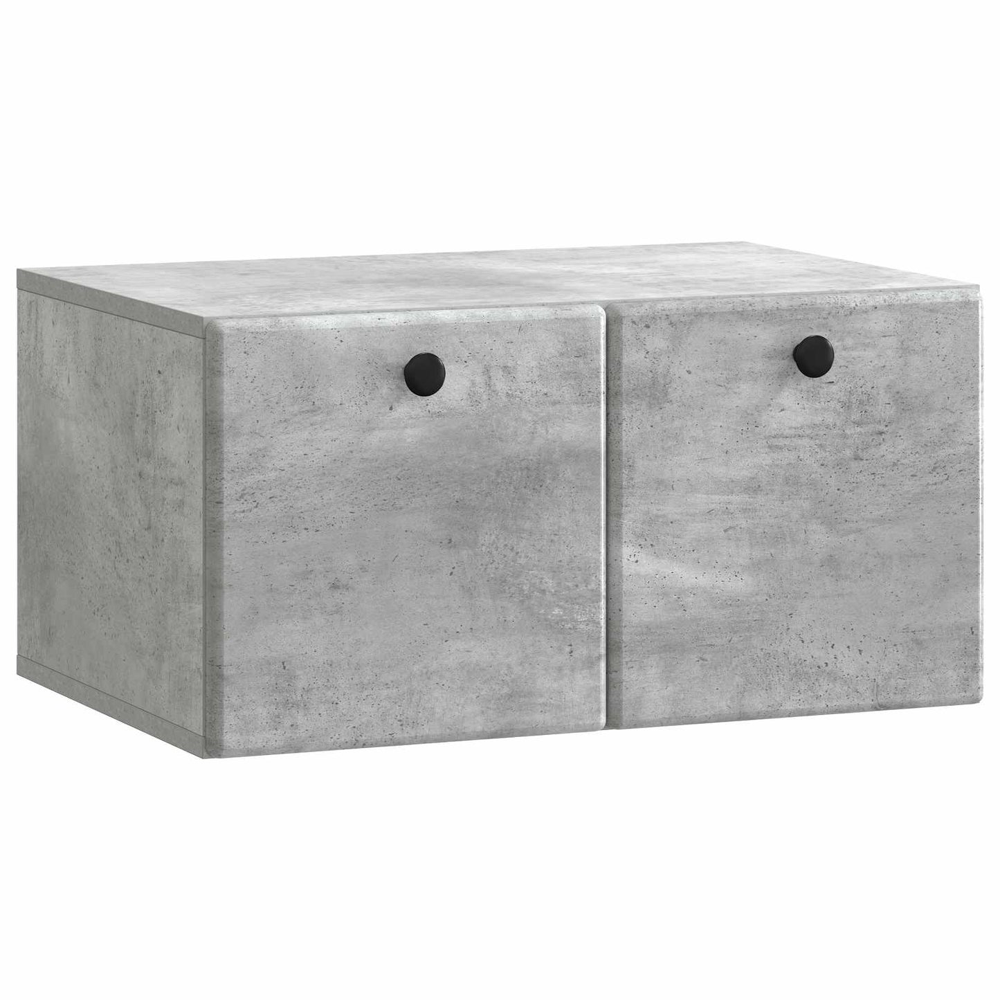 Fali TV szekrény 59,5 x 41 x 30 cm Betonszürke Szerelt Fa