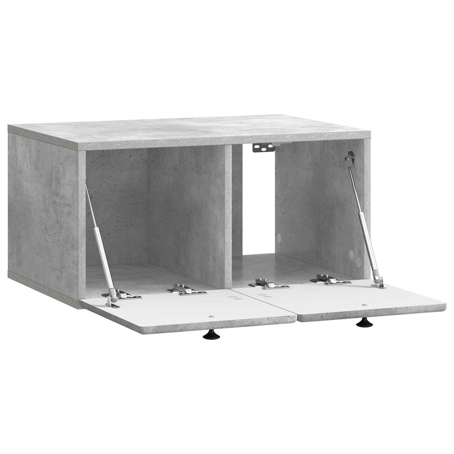 Fali TV szekrény 59,5 x 41 x 30 cm Betonszürke Szerelt Fa