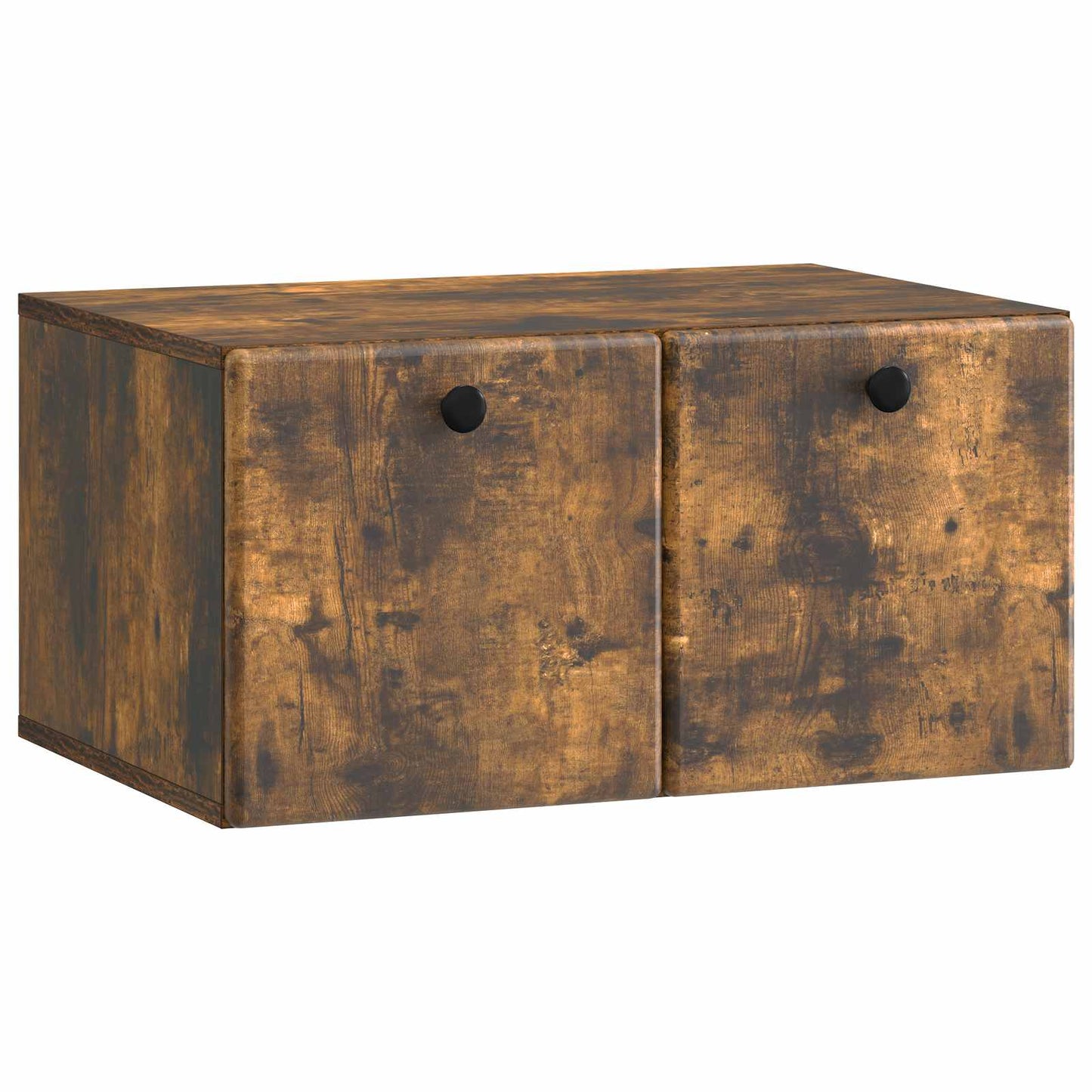 Fali TV szekrény 59,5 x 41 x 30 cm Füstös Tölgy Szerelt Fa