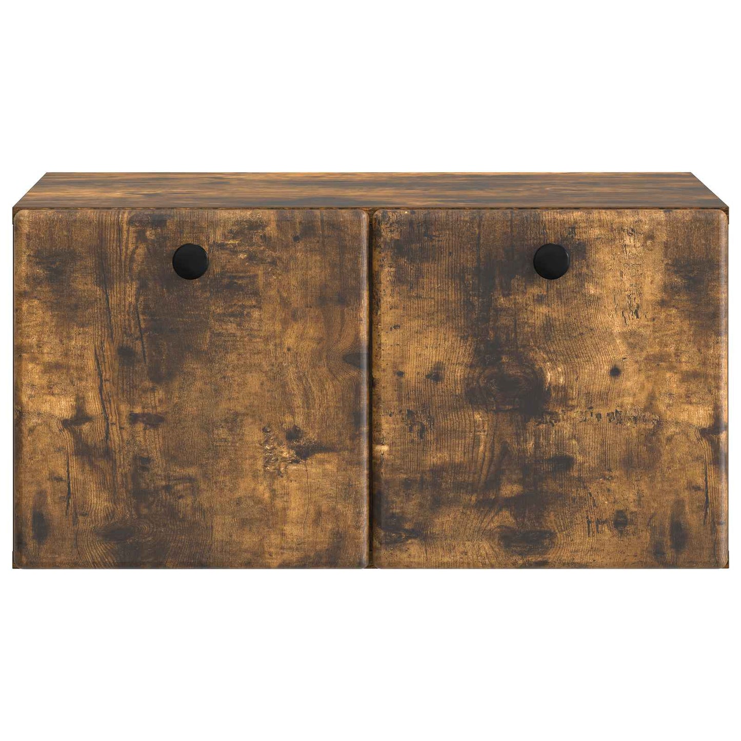 Fali TV szekrény 59,5 x 41 x 30 cm Füstös Tölgy Szerelt Fa