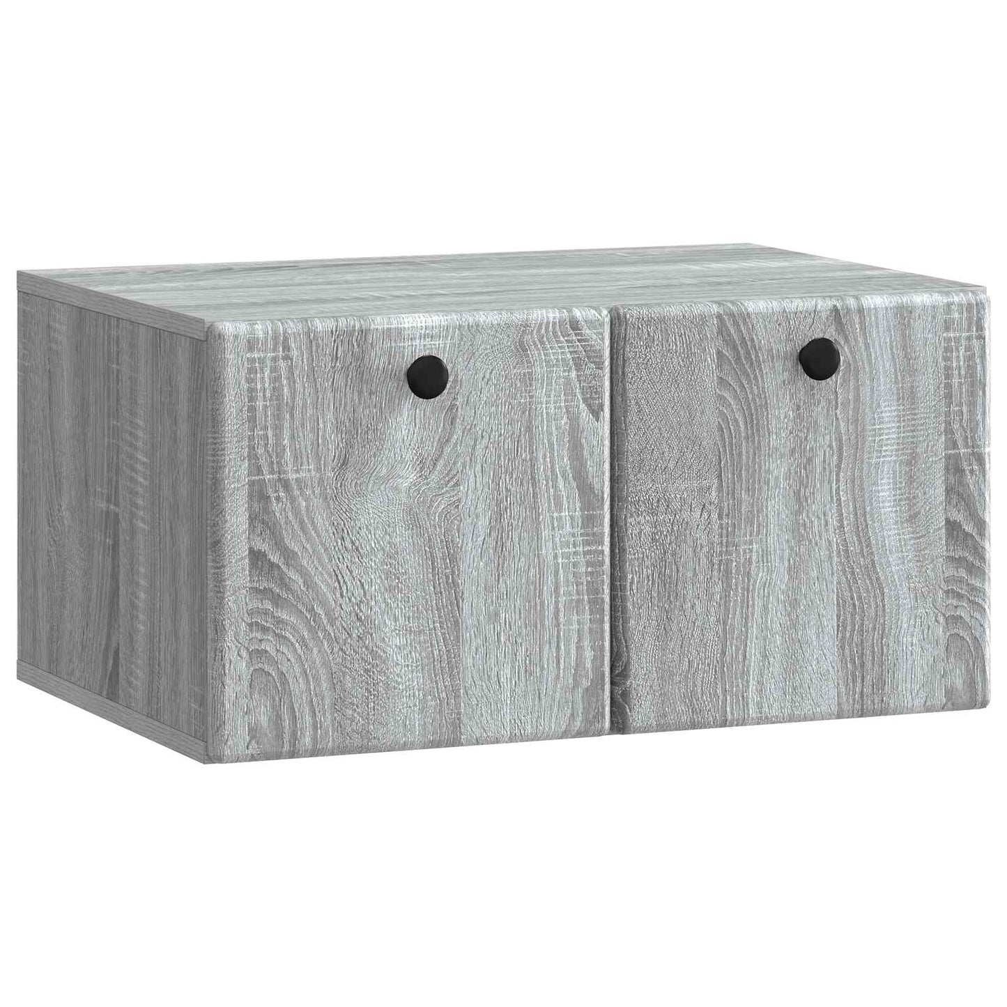 Fali TV szekrény 59,5 x 41 x 30 cm Szürke Sonoma Szerelt Fa
