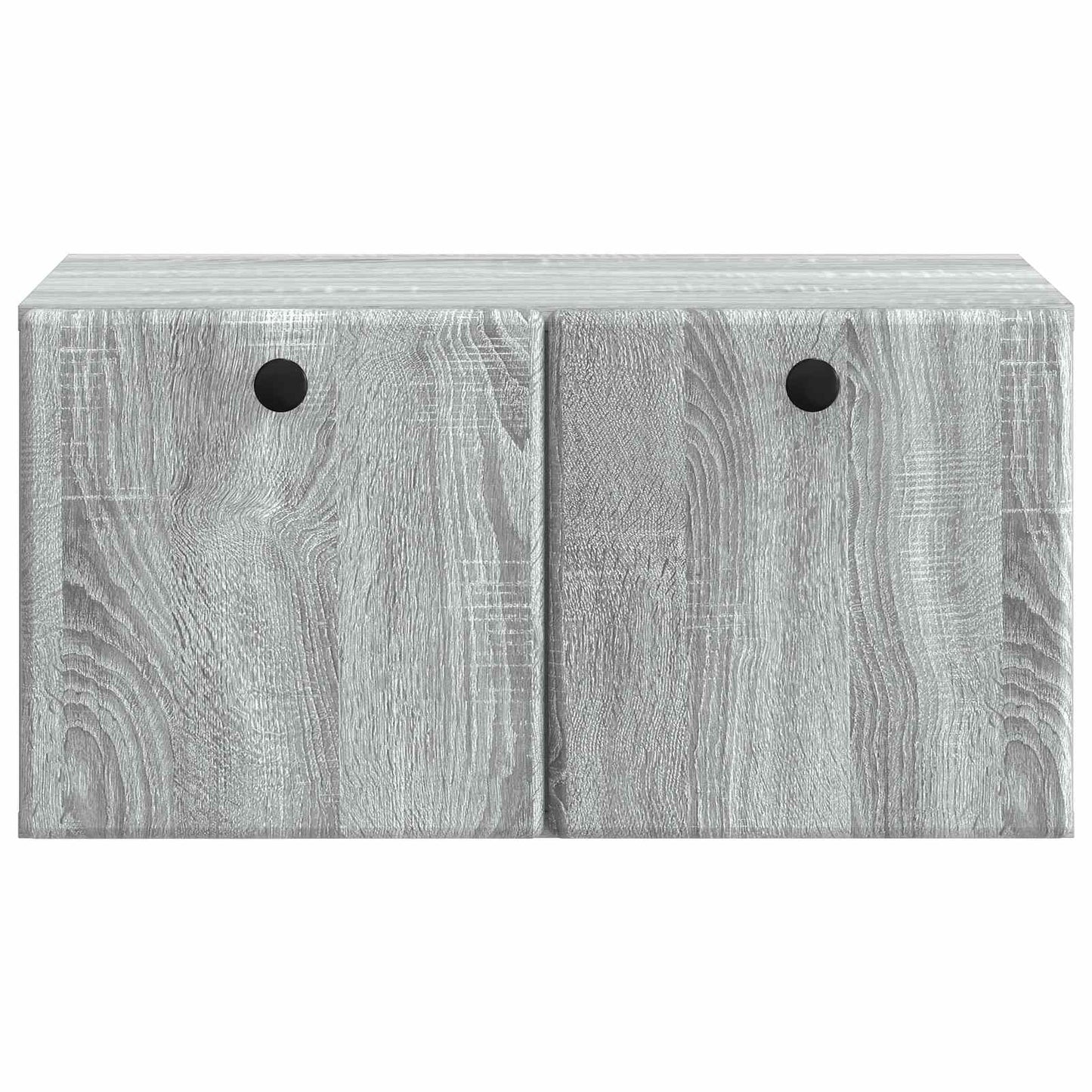 Fali TV szekrény 59,5 x 41 x 30 cm Szürke Sonoma Szerelt Fa