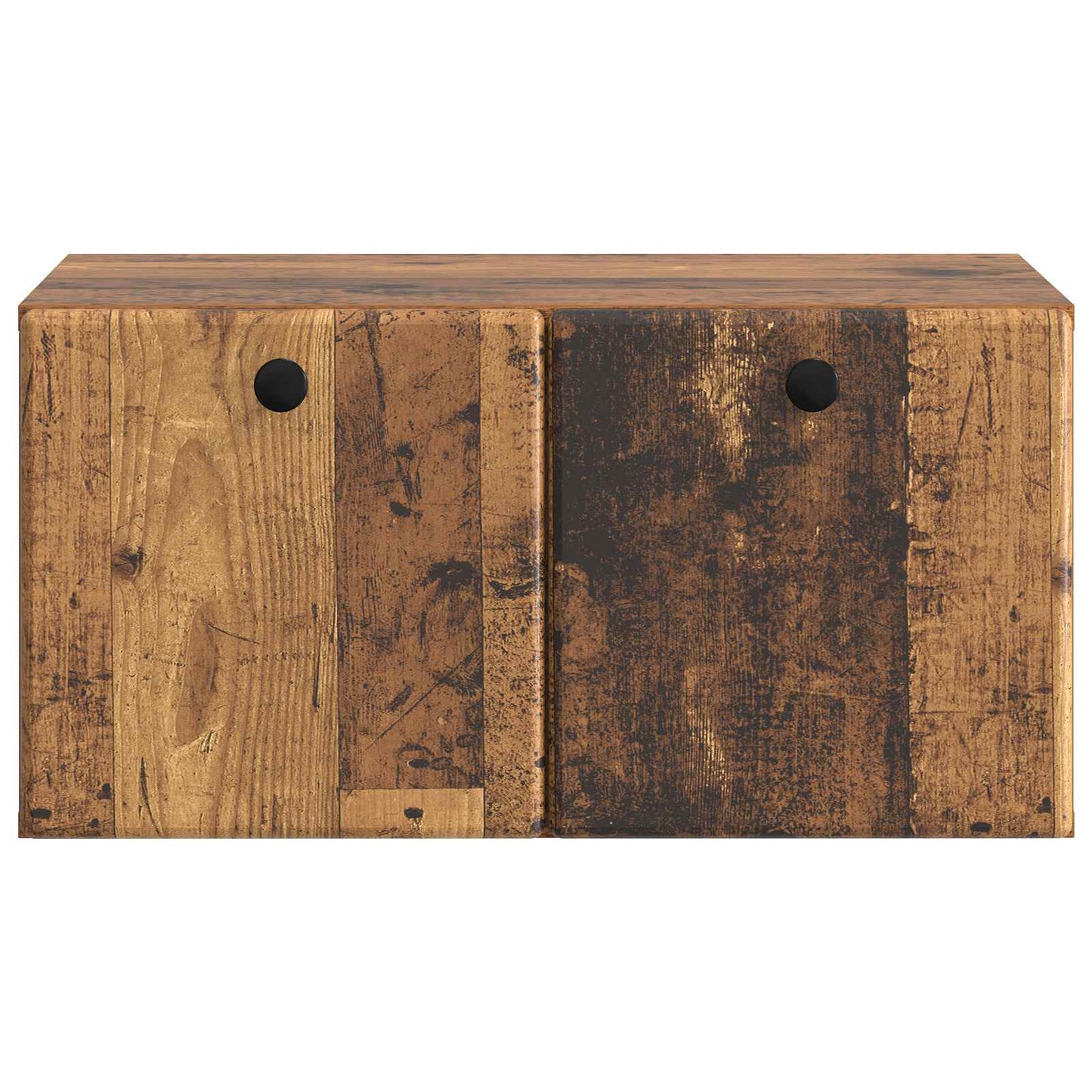 Fali TV szekrény 59,5 x 41 x 30 cm Antik Fa Szerelt Fa