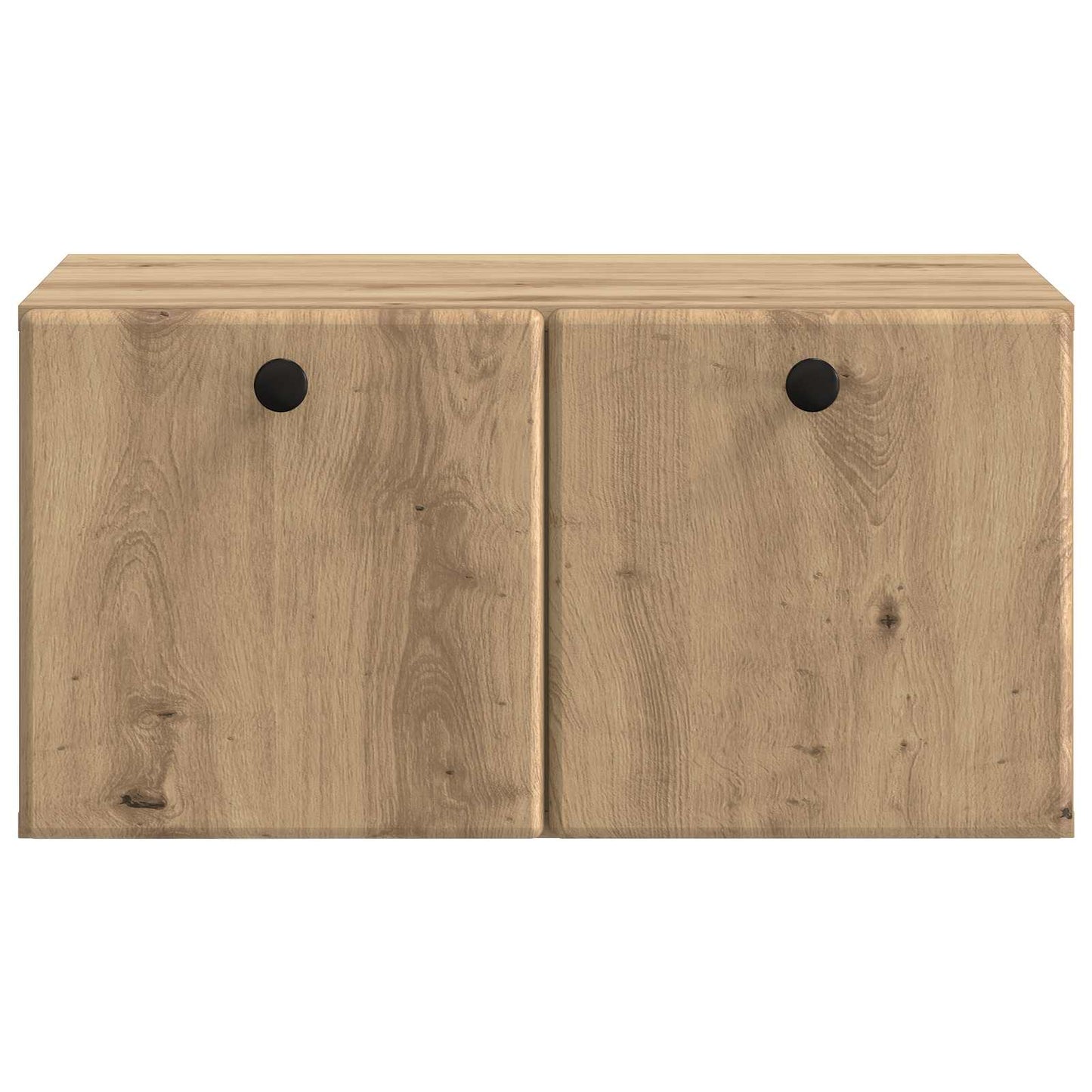 Fali TV szekrény 59,5 x 41 x 30 cm Kézműves Tölgy Szerelt Fa