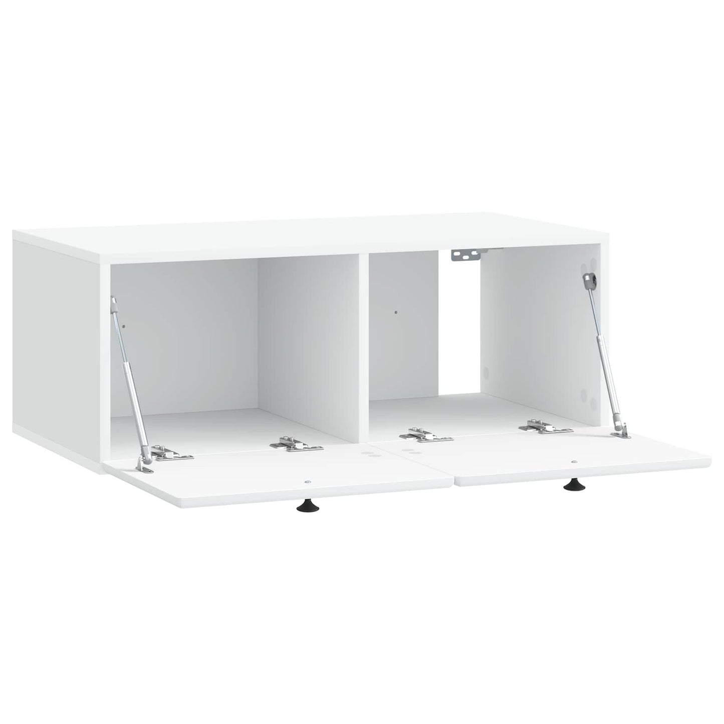Fali TV szekrény 78,5 x 41 x 30 cm Fehér Szerelt Fa