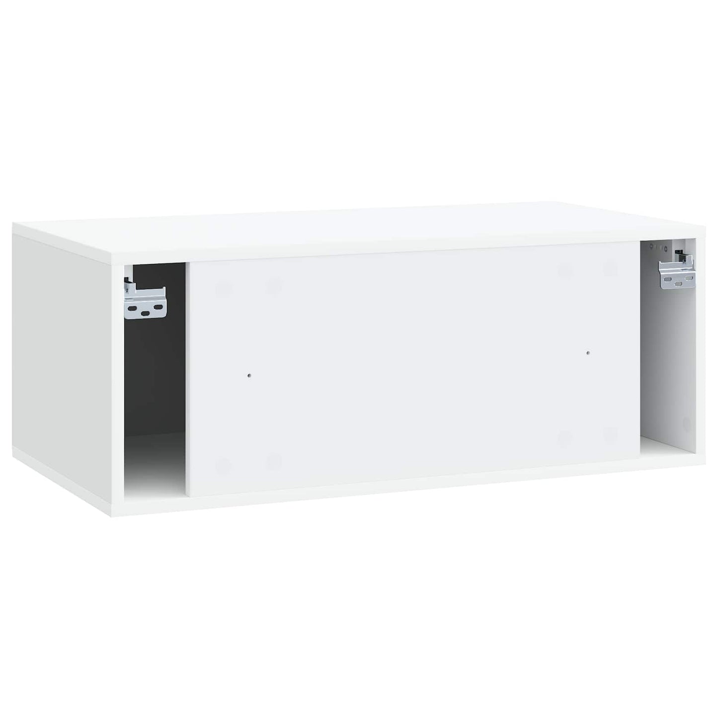 Fali TV szekrény 78,5 x 41 x 30 cm Fehér Szerelt Fa