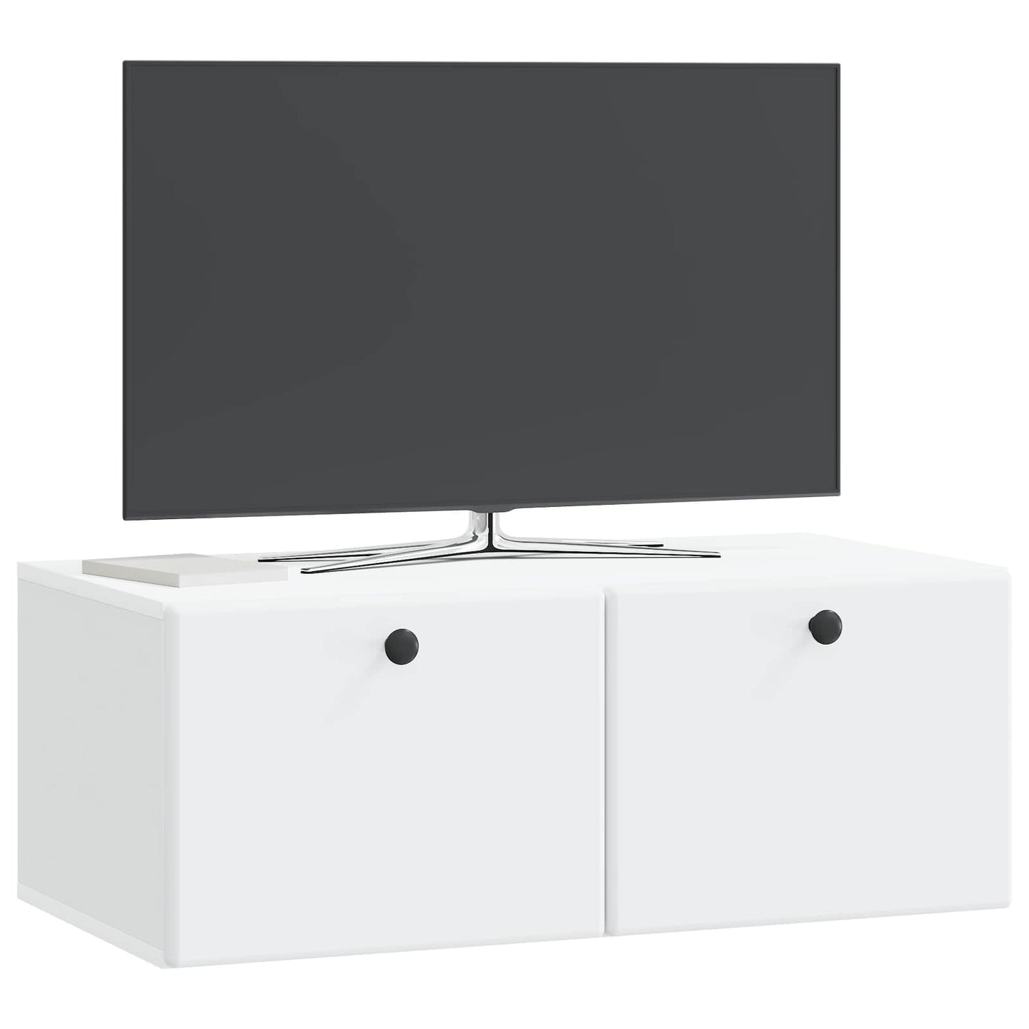 Fali TV szekrény 78,5 x 41 x 30 cm Fehér Szerelt Fa