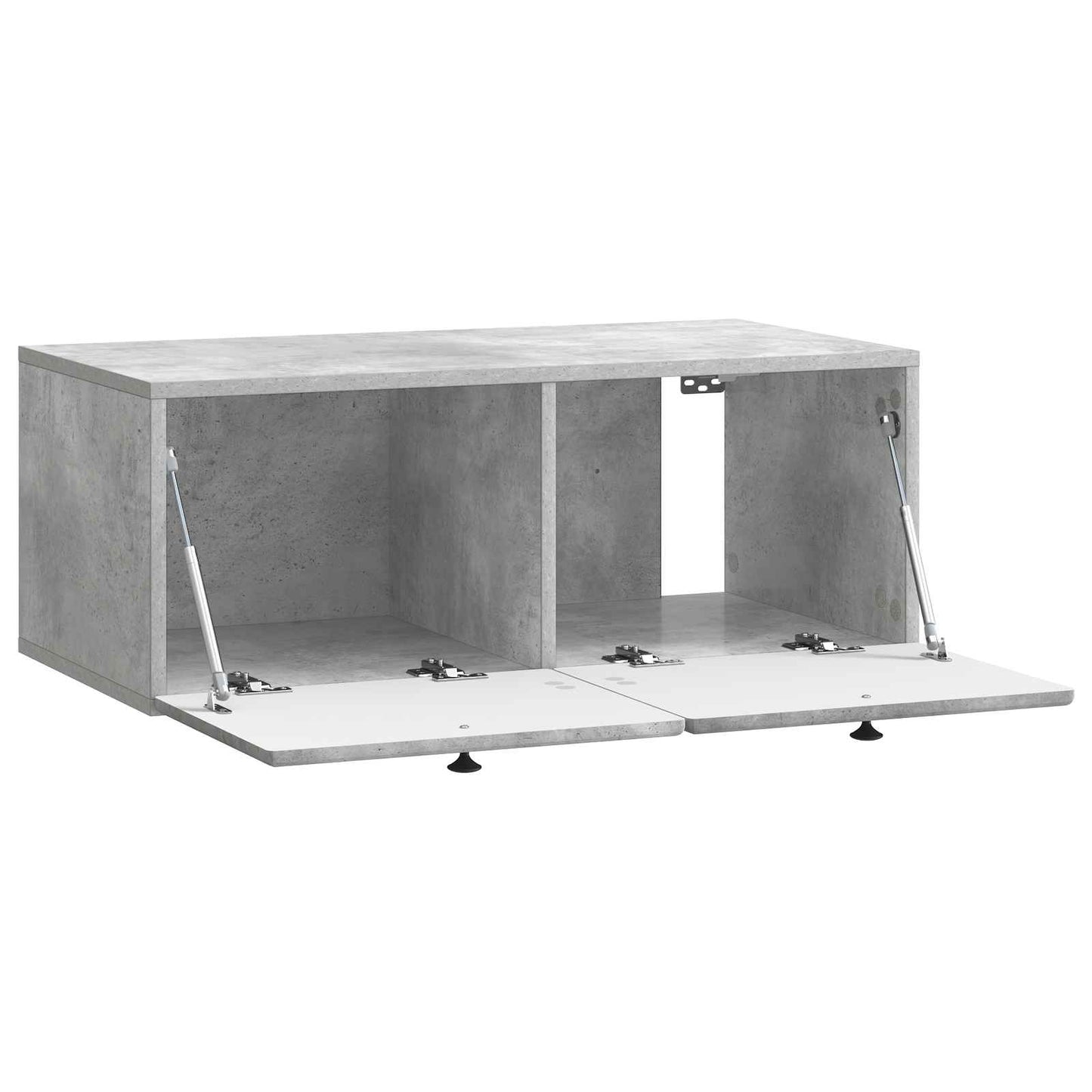 Fali TV szekrény 78,5 x 41 x 30 cm Betonszürke Szerelt Fa