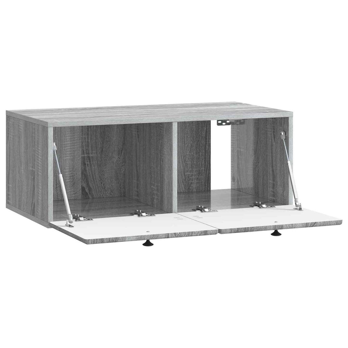 Fali TV szekrény 78,5 x 41 x 30 cm Szürke Sonoma Szerelt Fa