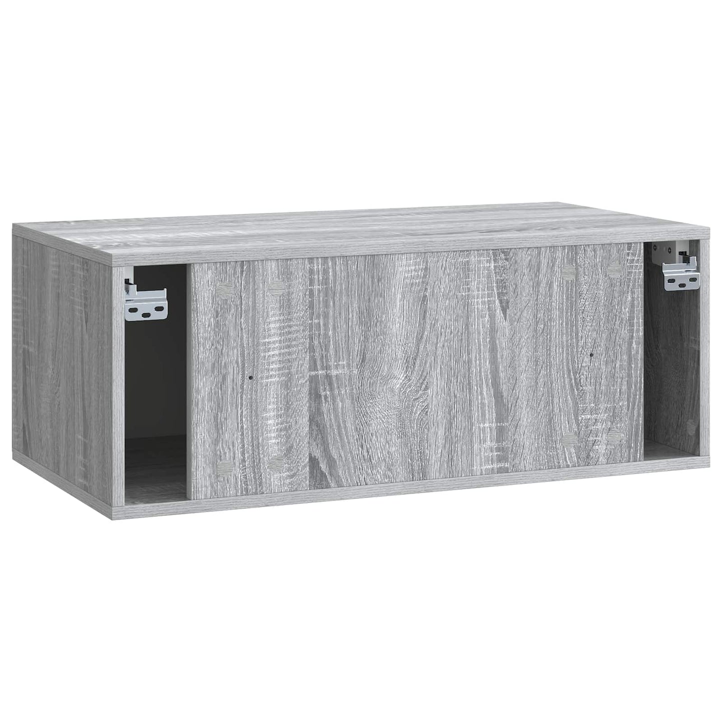 Fali TV szekrény 78,5 x 41 x 30 cm Szürke Sonoma Szerelt Fa