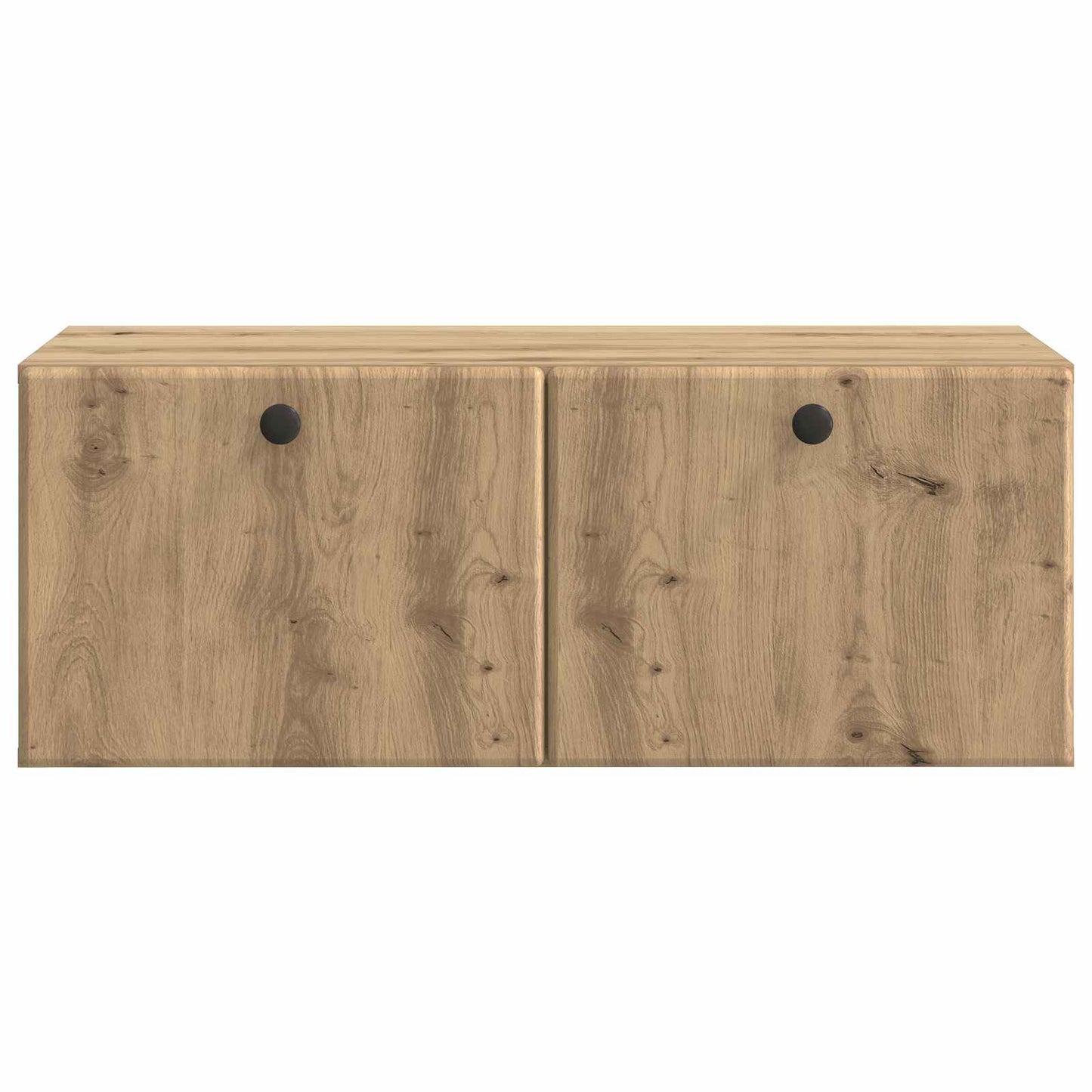 Fali TV szekrény 78,5 x 41 x 30 cm Kézműves Tölgy Szerelt Fa
