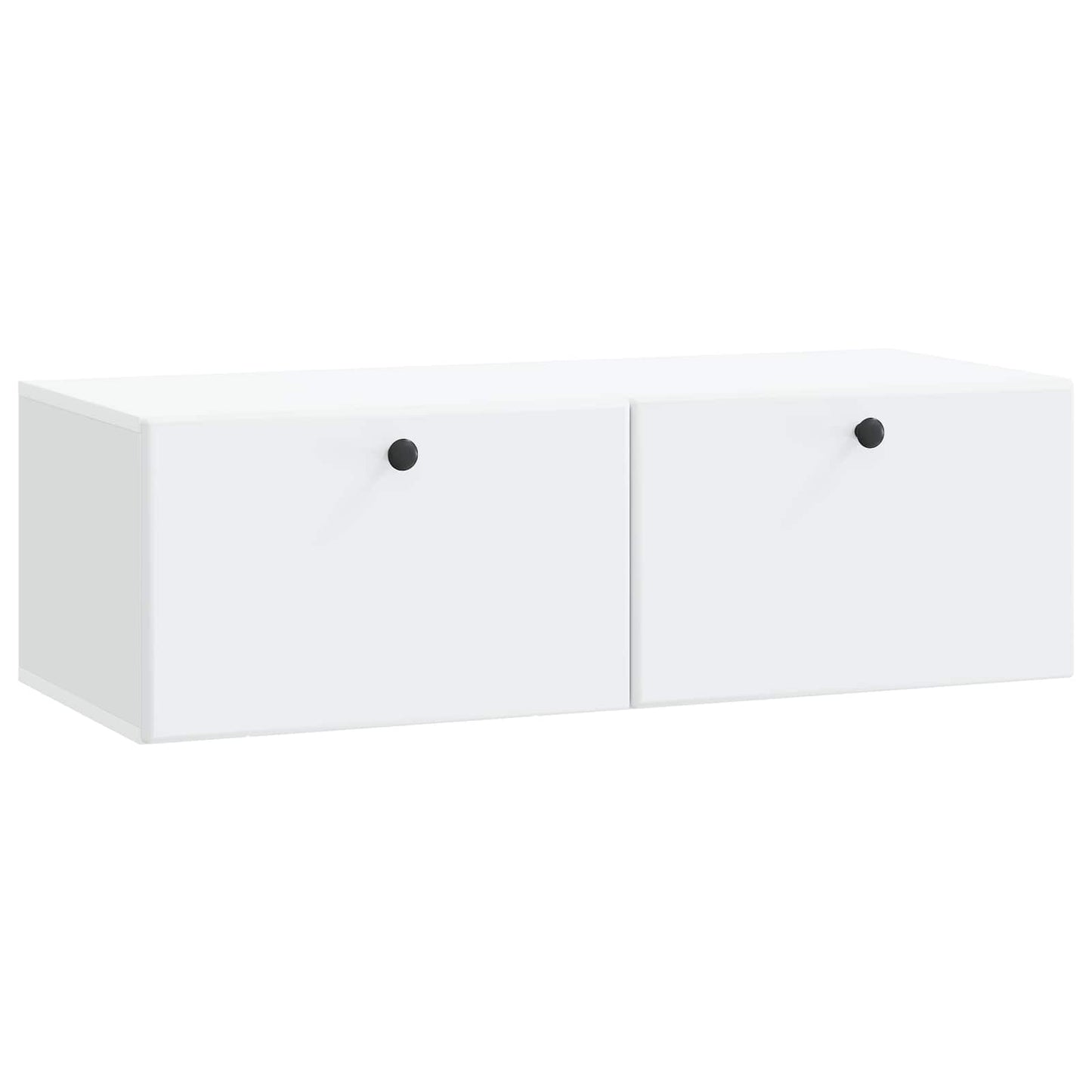 Fali TV szekrény 98 x 41 x 30 cm Fehér Szerelt Fa